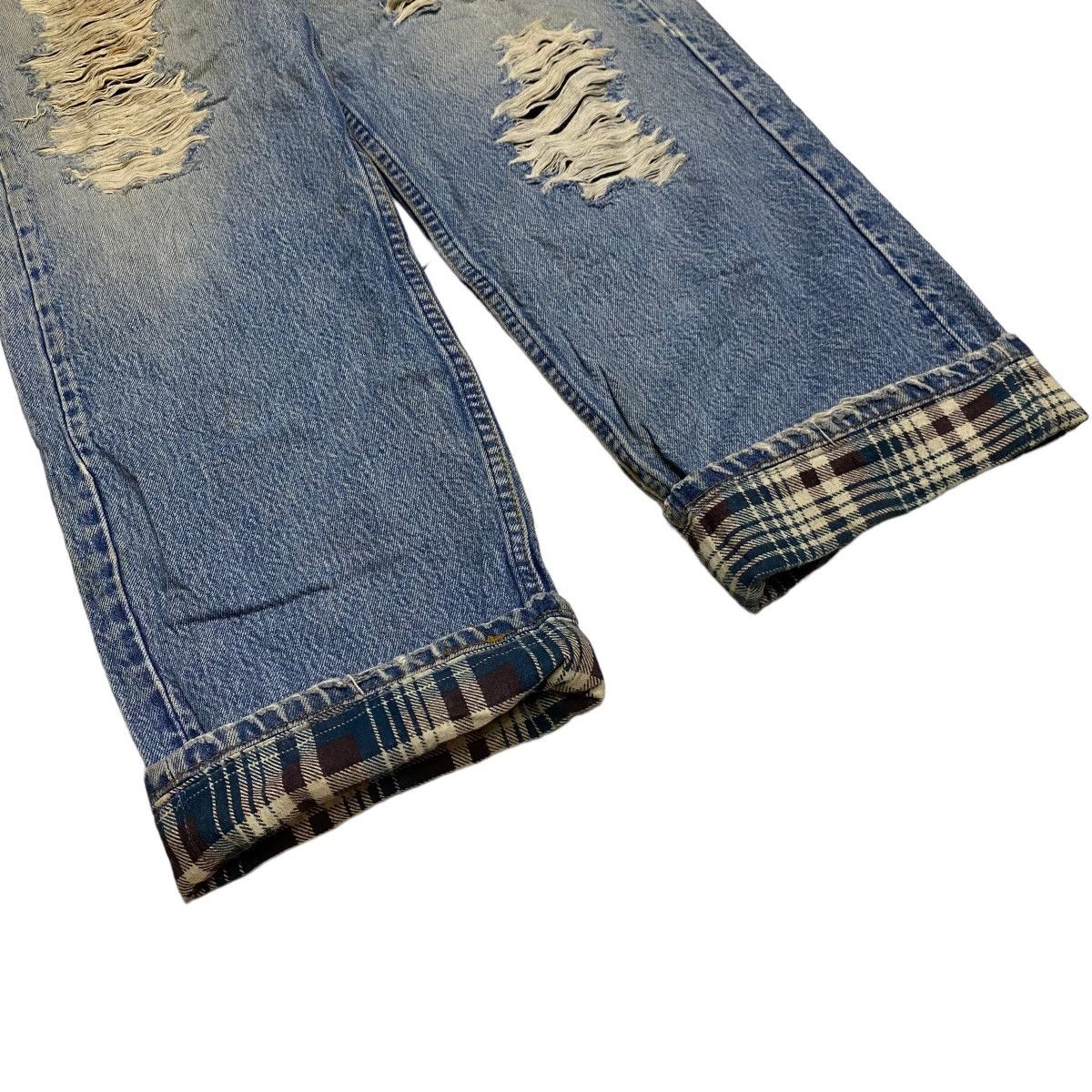 Levi's Levis 501 vintage distressed custom made Size US 36 / EU 52 - 11 Thumbnail