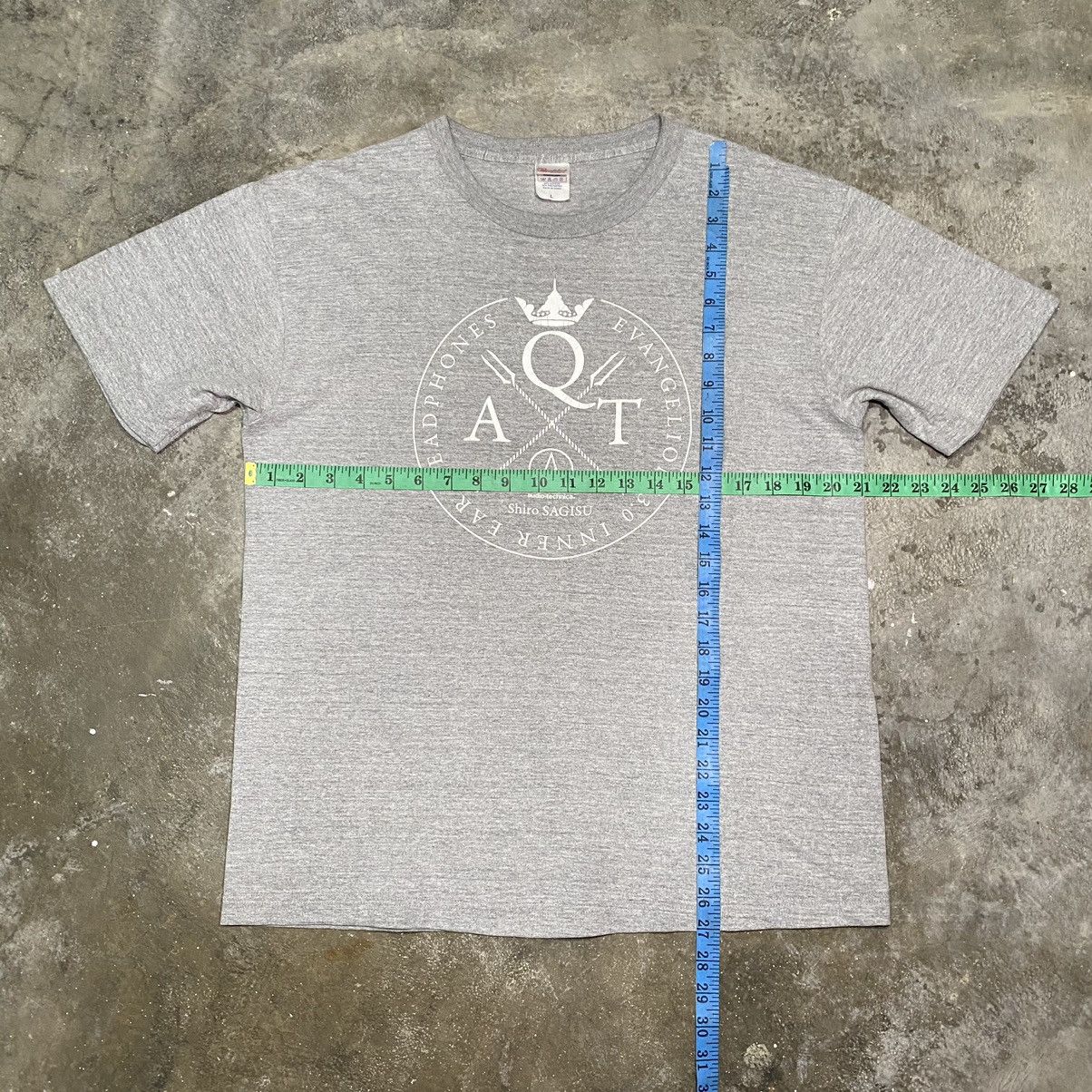 Anime × Vintage RARE EVANGELION: 3.0 Shiro SAGISU ARTWORK ANIME T SHIRT Size US L / EU 52-54 / 3 - 10 Thumbnail