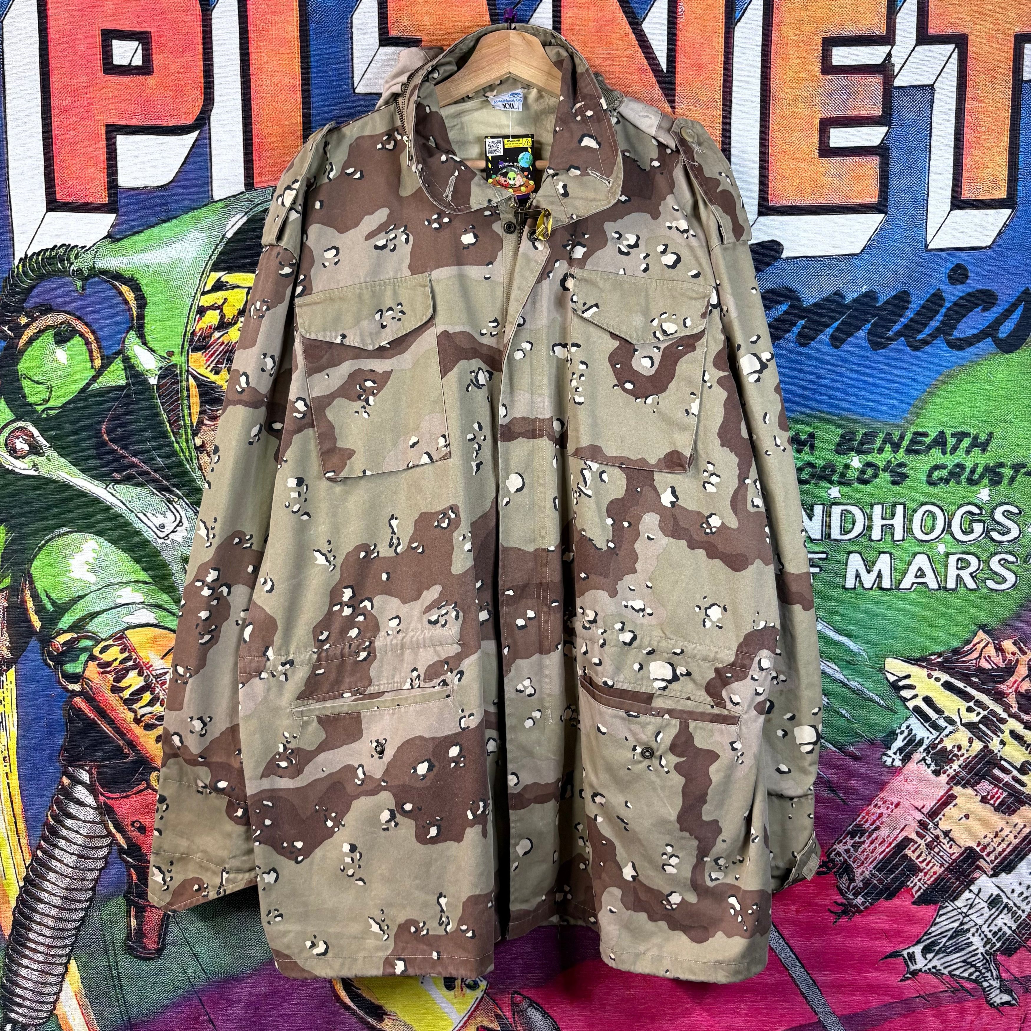 Other Vintage 90s Al-Meelad Co. Camo Jacket Size Medium Size US M / EU 48-50 / 2 - 1 Thumbnail