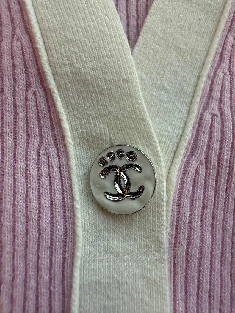 Chanel Chanel 25m beach series pink cardigan coat Size XS / US 0-2 / IT 36-38 - 3 Thumbnail