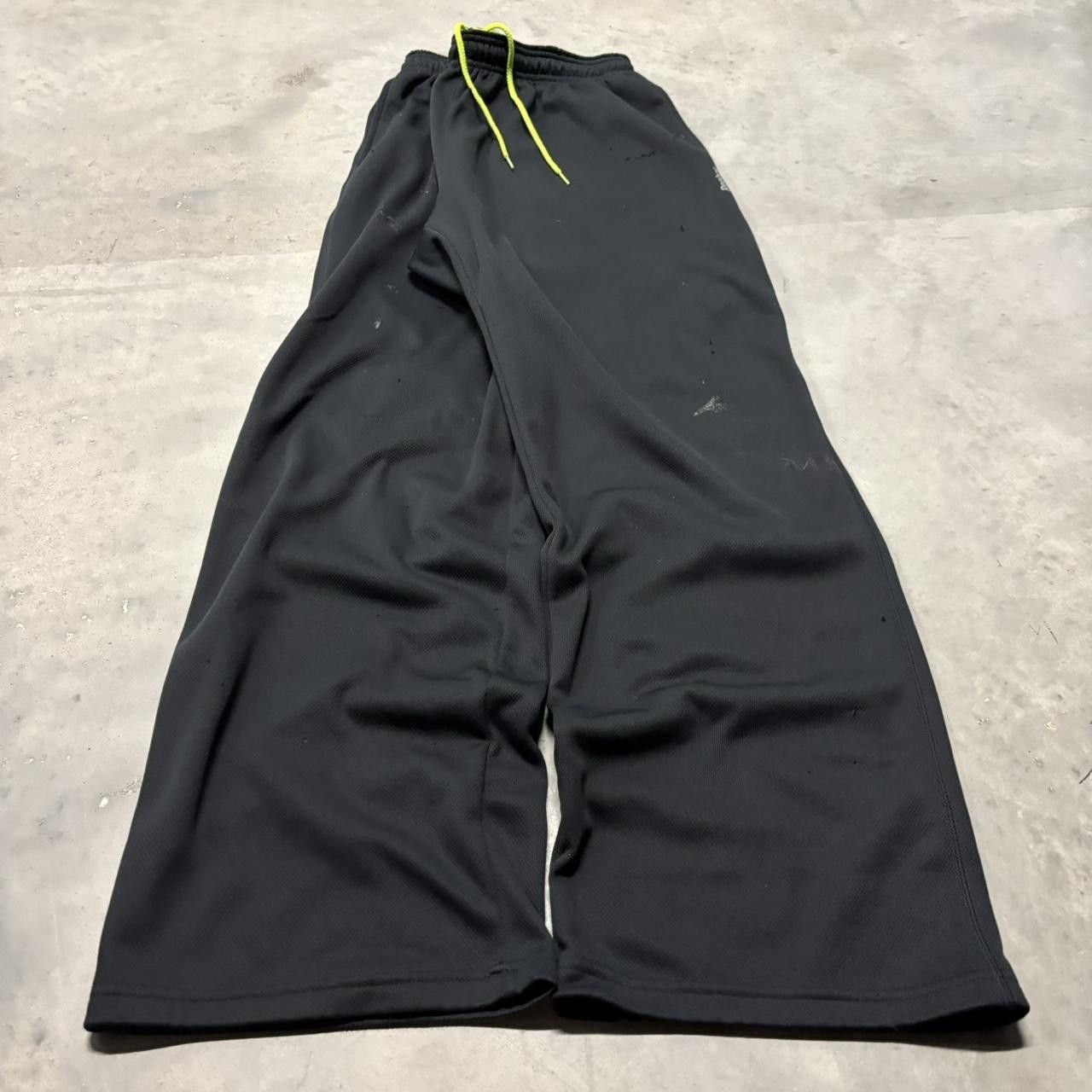 Japanese Brand × Vintage Crazy Vintage Y2K/2000s Baggy Black Skater Streetwear Track Pants! Size US 32 / EU 48 - 3 Thumbnail