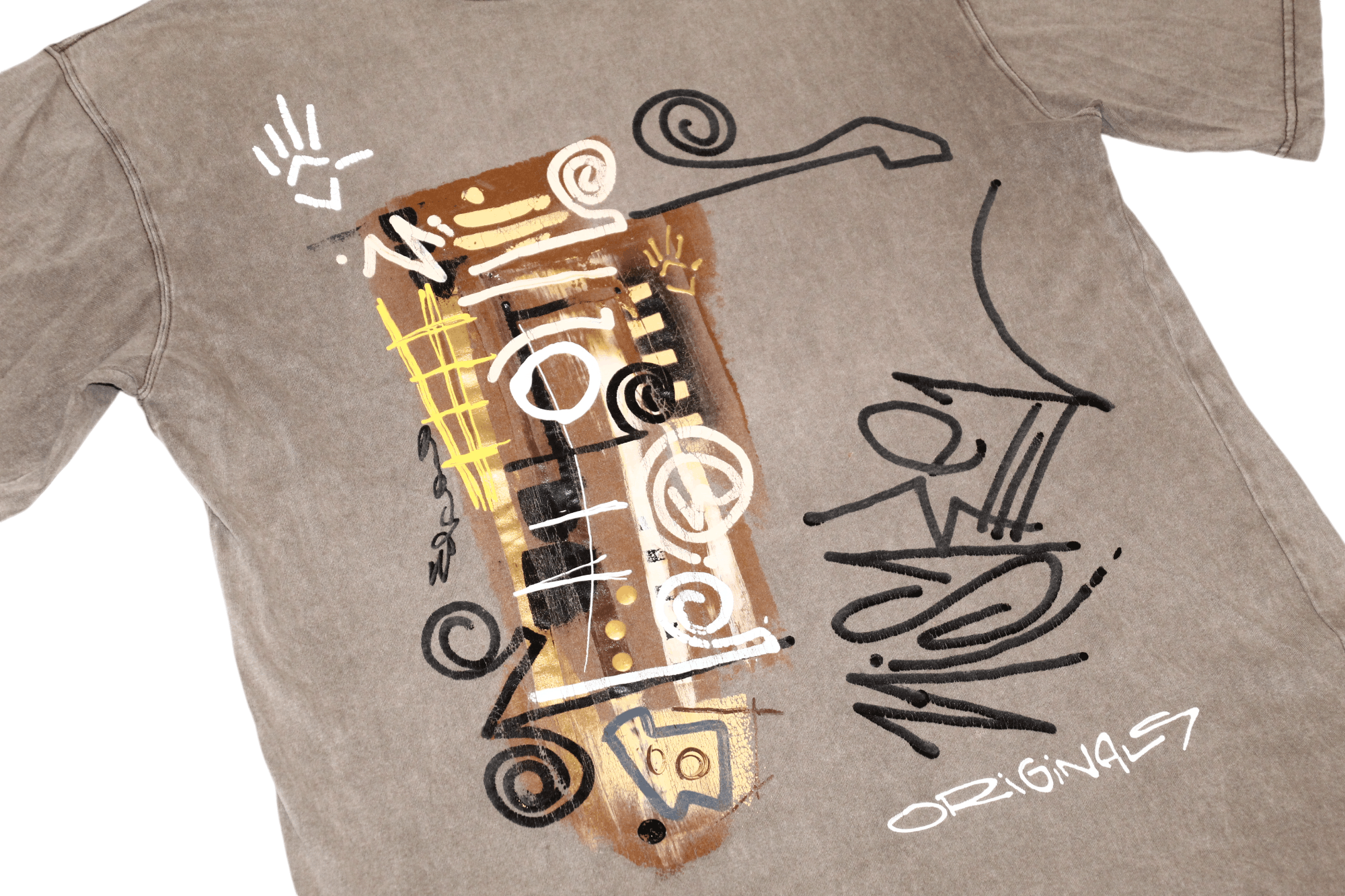 Mek Denim 90's Miskeen Jeans sun faded distressed OG baggy t-shirt Size US XL / EU 56 / 4 - 4 Thumbnail