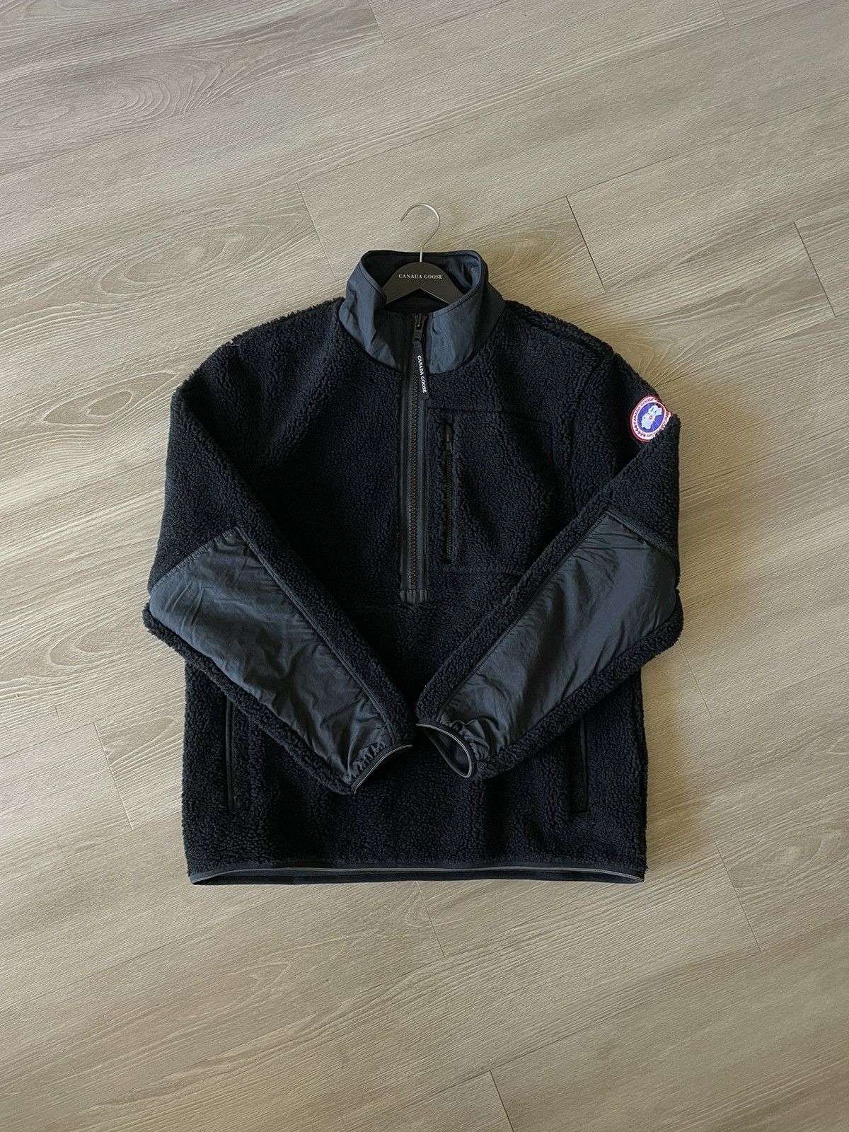 image of Canada Goose Kelowna Fleece Jacket in Black, Men's (Size Large)