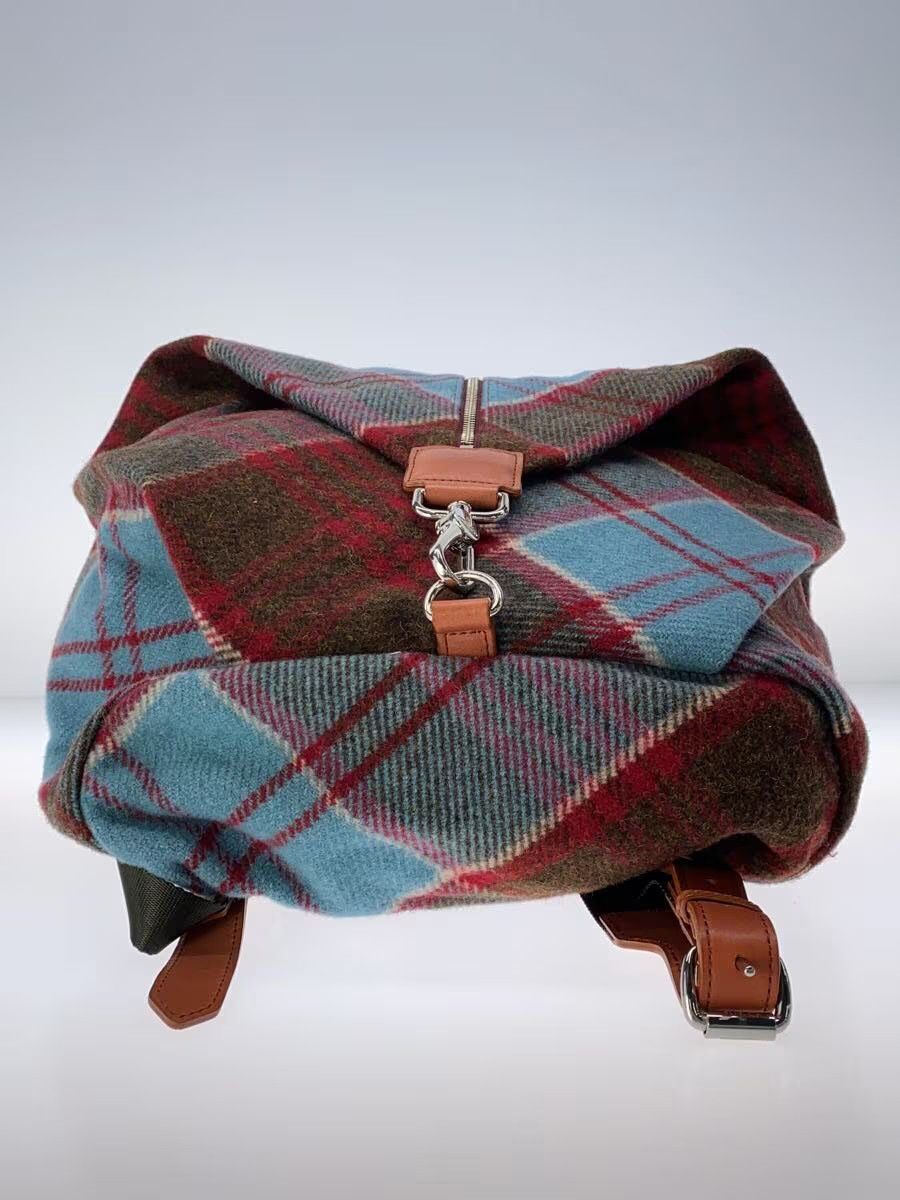 Vivienne Westwood Plaid Wool Backpack Size ONE SIZE - 3 Thumbnail