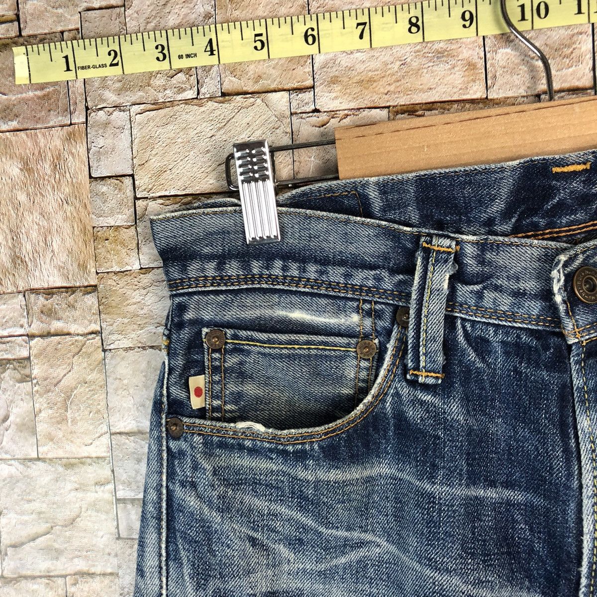 Japanese Brand Back Number Made In Nippon Denim Pants #A1122 Size US 29 - 7 Thumbnail