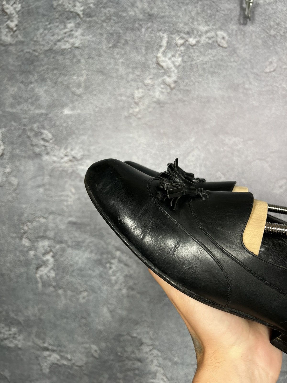 Versace Rare Vintage Gianni Versace Kittie Leather Loafers Shoes Size US 9 / EU 42 - 7 Thumbnail