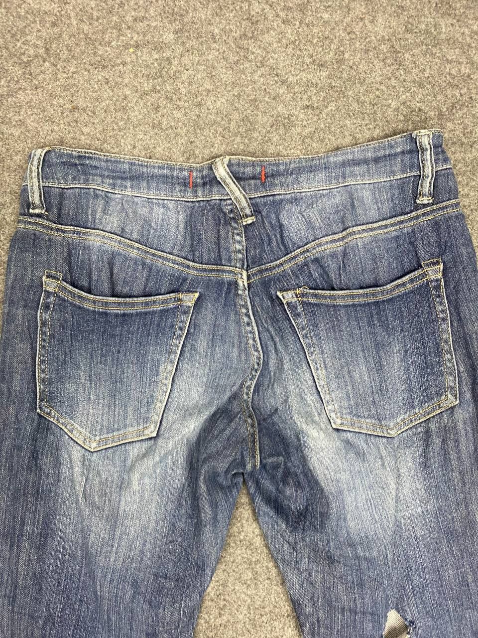 Japanese Brand cepo &denim union made soft distressed denim Size 31" - 3 Thumbnail