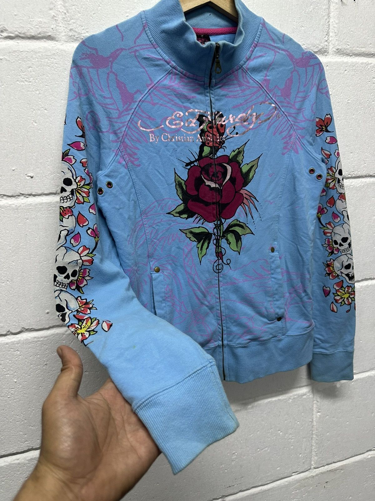 Christian Audigier Vintage Ed Hardy by Christian Audigier Tatoo Zipper Jacket Size US S / EU 44-46 / 1 - 3 Thumbnail