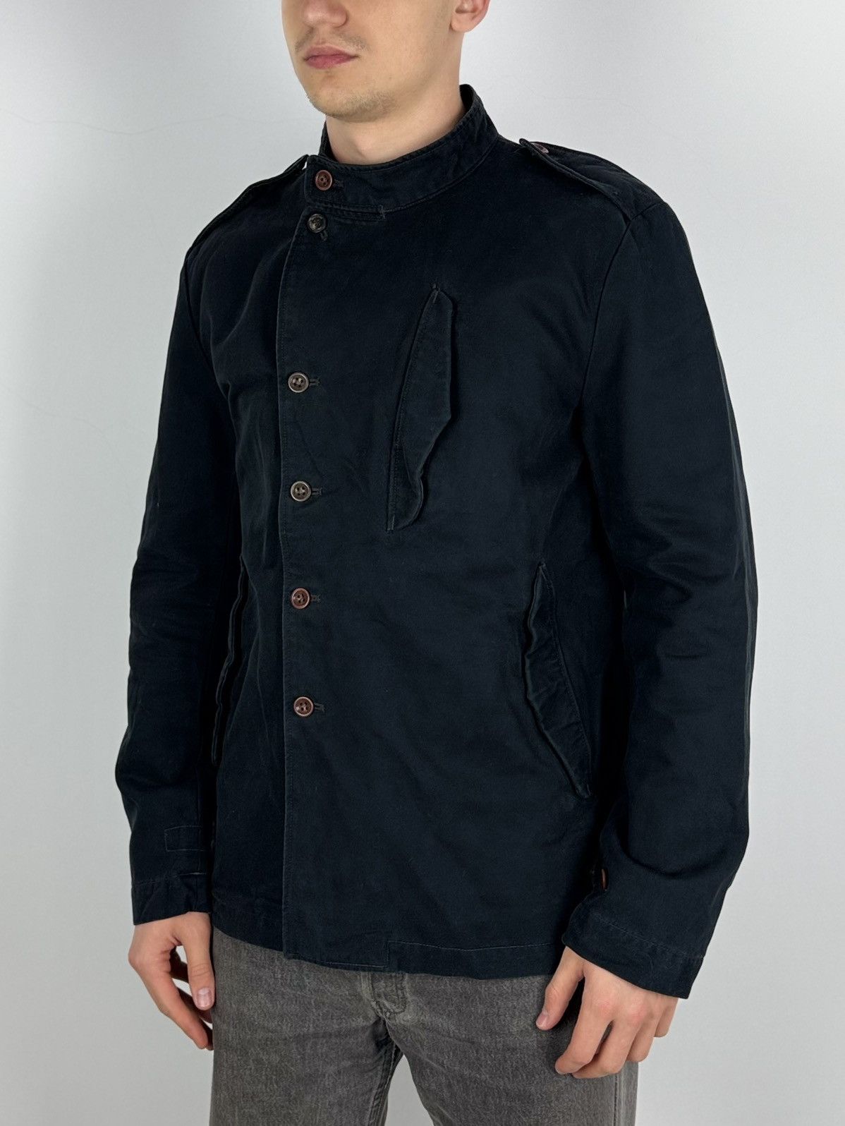 Paul Smith PAJ8 216H Paul Smith Jeans Military Style Jacket Size US L / EU 52-54 / 3 - 2 Thumbnail