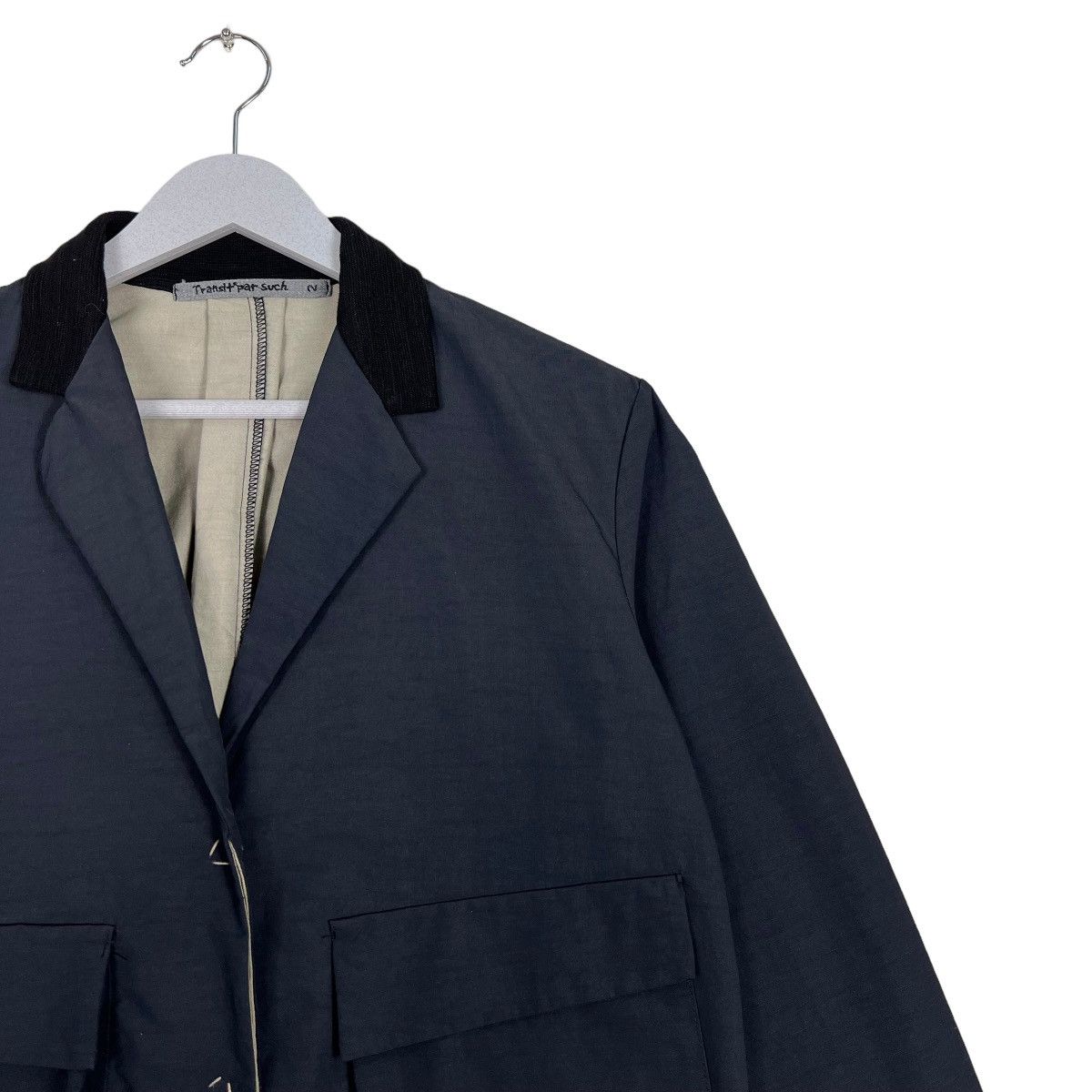 Issey Miyake TRANSIT PAR SUCH TWO POCKET JACKET Size US M / EU 48-50 / 2 - 6 Thumbnail