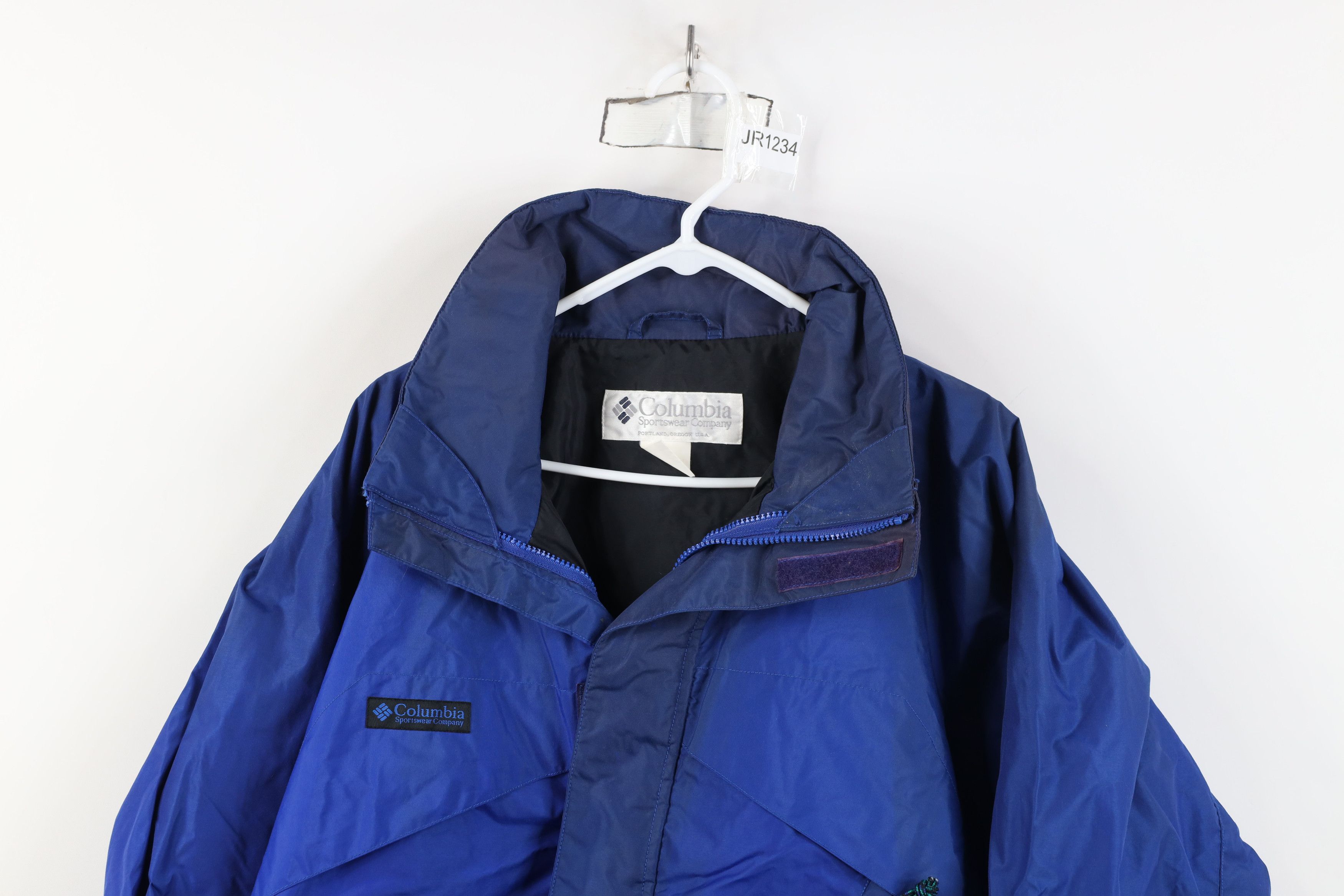 Columbia Vintage 90s Columbia Sun Faded Windbreaker Bomber Jacket Size US M / EU 48-50 / 2 - 2 Thumbnail