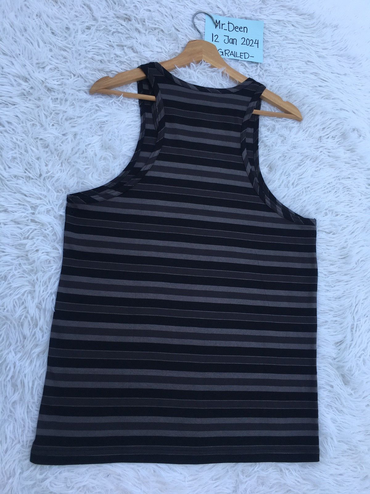 Number (N)ine Rare Number Nine Stripes Sleeveless Top Size US M / EU 48-50 / 2 - 14 Thumbnail