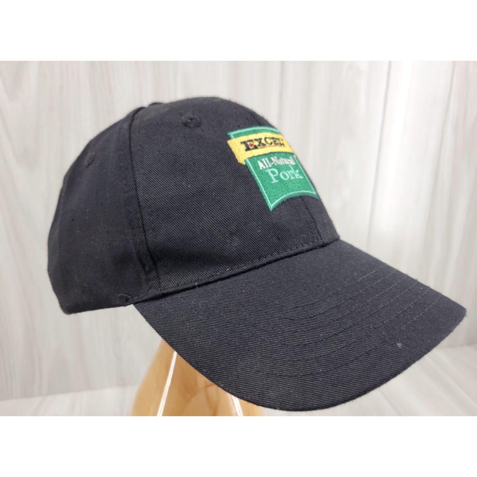 Vintage headtotoe Hat Distressed Black Trucker Hat Men One Size Black Solid Nature Garden Vintage No Size ONE SIZE - 4 Thumbnail