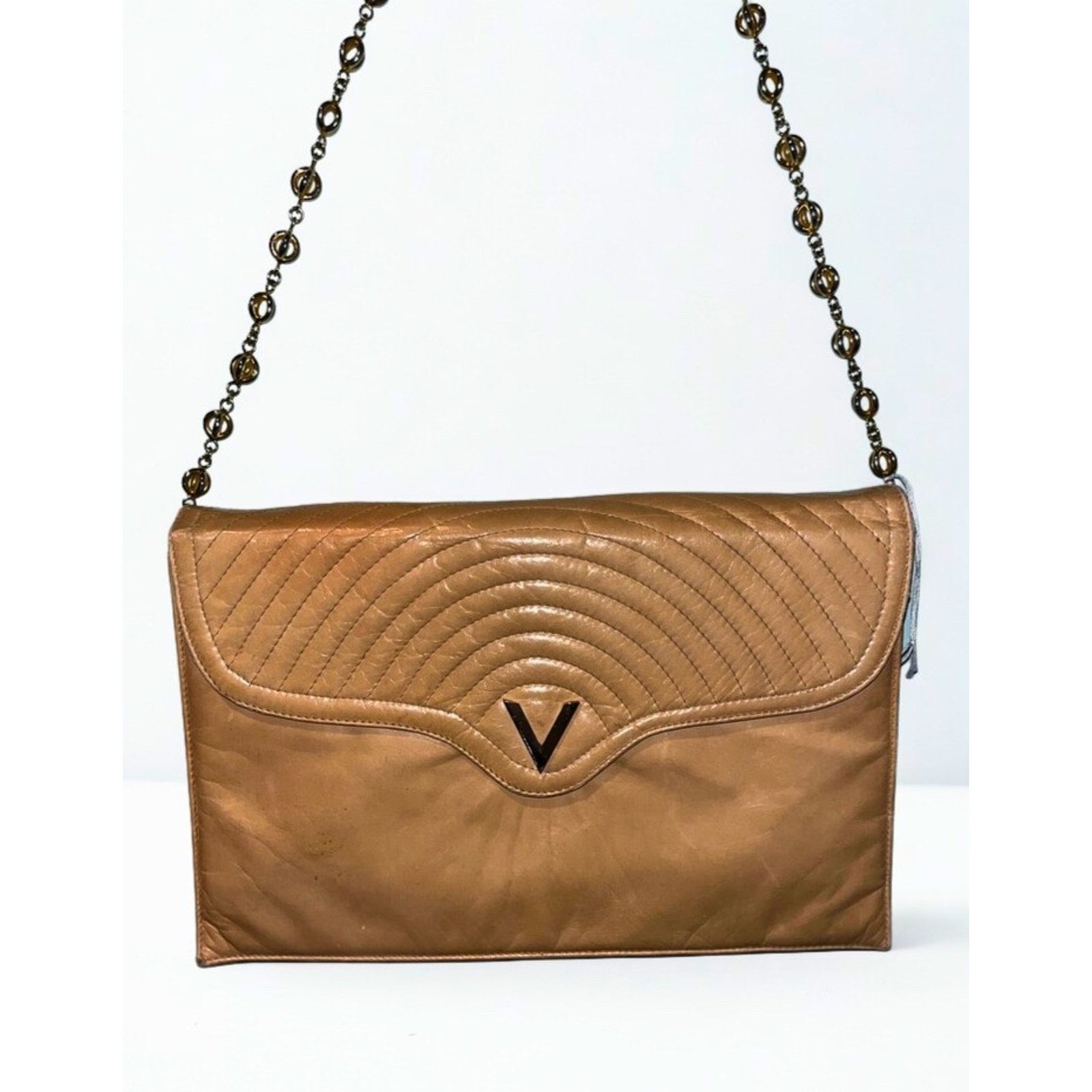 Valentino Valentino by Mario Valentino Vintage Leather Shoulder Bag Size ONE SIZE - 4 Thumbnail