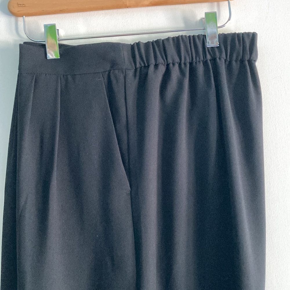 Other J Crew Womens Pull On Wide Leg Black Dress Pants Size 14 Tal Size 36" / US 14 / IT 50 - 5 Thumbnail