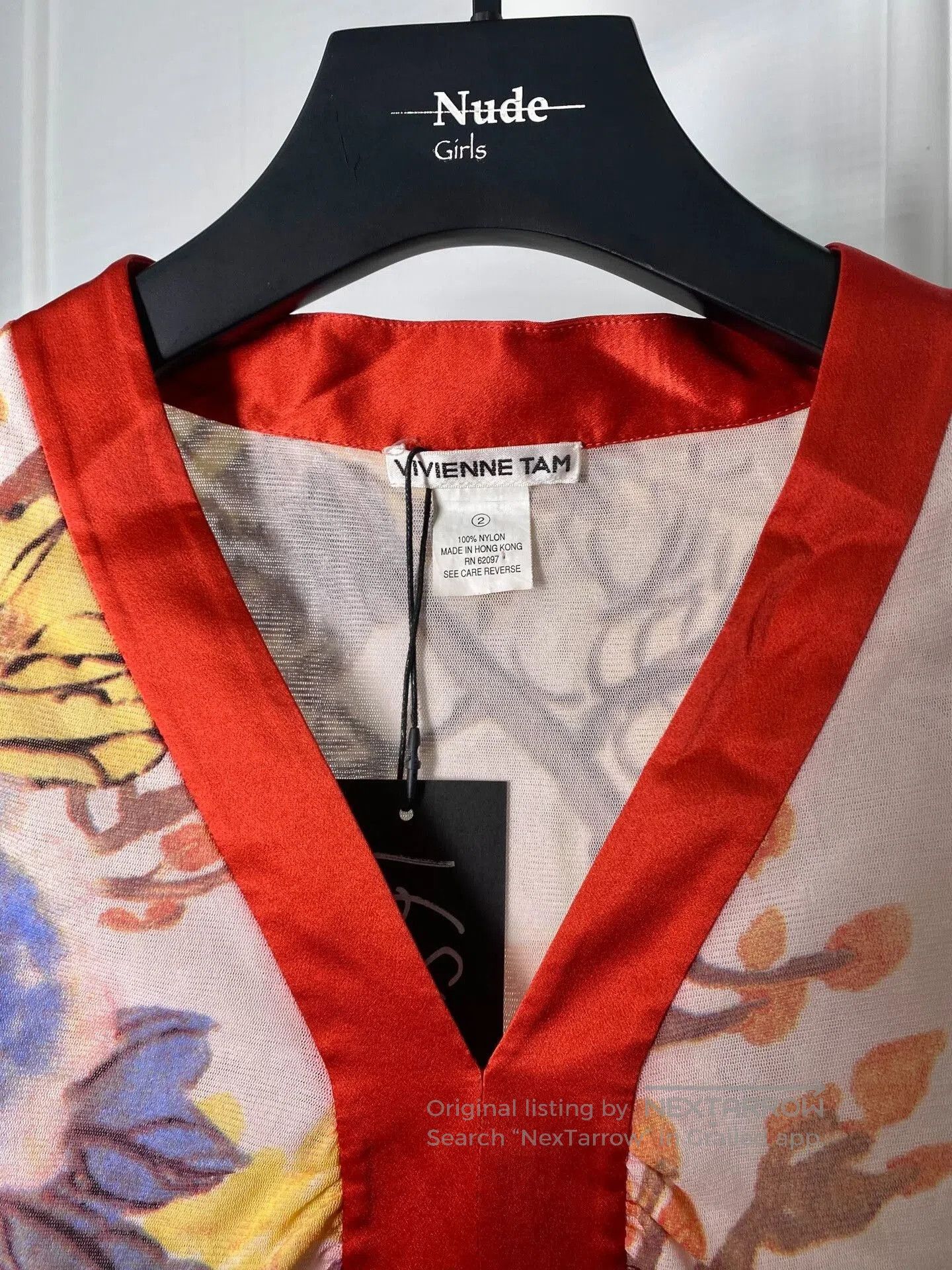 Vivienne Tam Vivienne Tam Floral Print Sheer Top. Size M / US 6-8 / IT 42-44 - 3 Thumbnail
