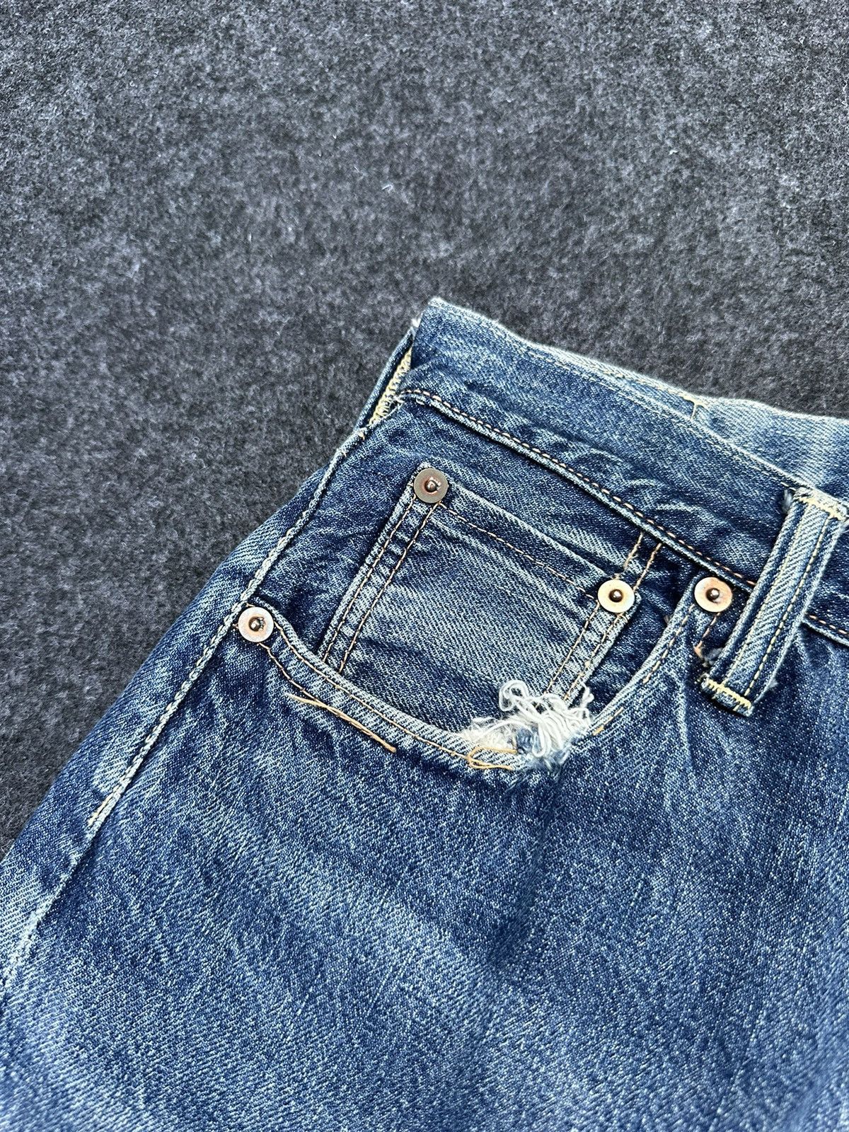 Hysteric Glamour 80s Vintage Fortune & Co Hidden Rivet Washed Denim W28 D11 Size US 28 / EU 44 - 9 Thumbnail