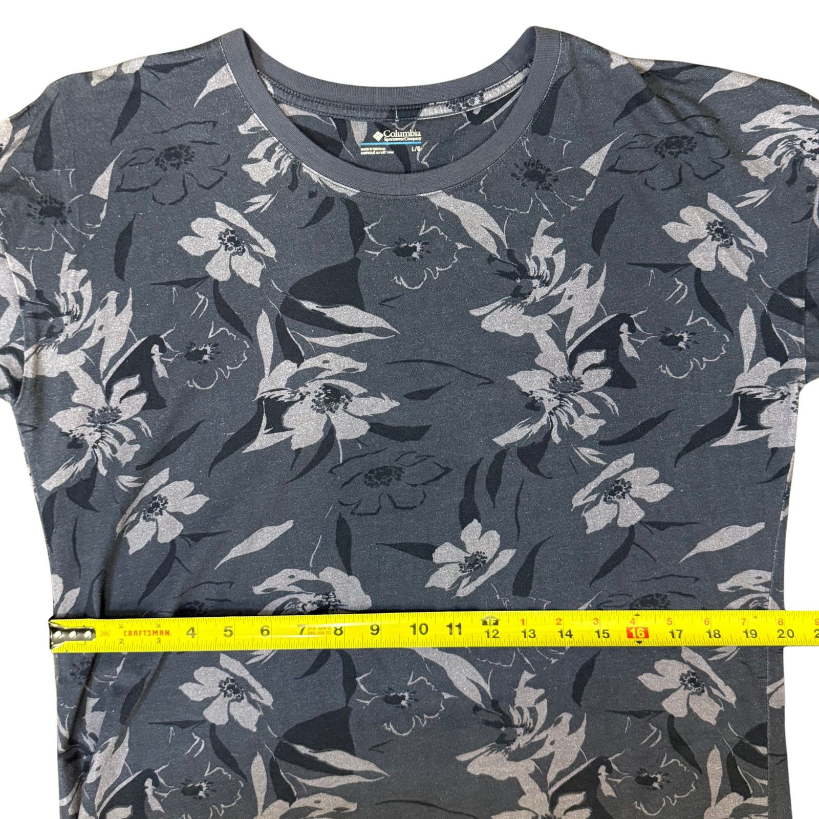 Columbia Columbia Floral T-Shirt Dress | Women's Large Size L / US 10 / IT 46 - 6 Thumbnail