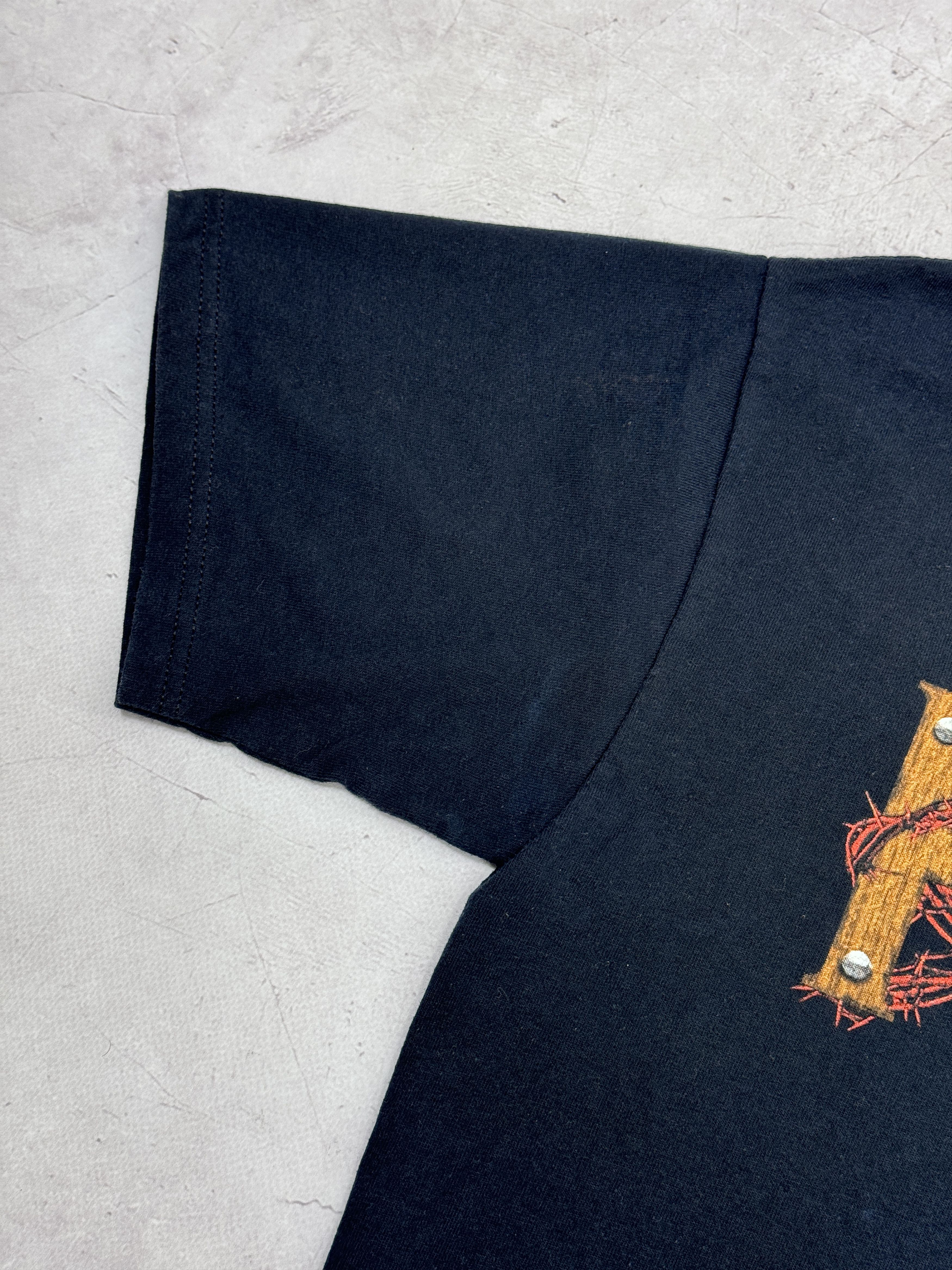 Vintage 2005 Shawn Michael HBK T-Shirt WWE / WWF Double Print Size US M / EU 48-50 / 2 - 5 Thumbnail