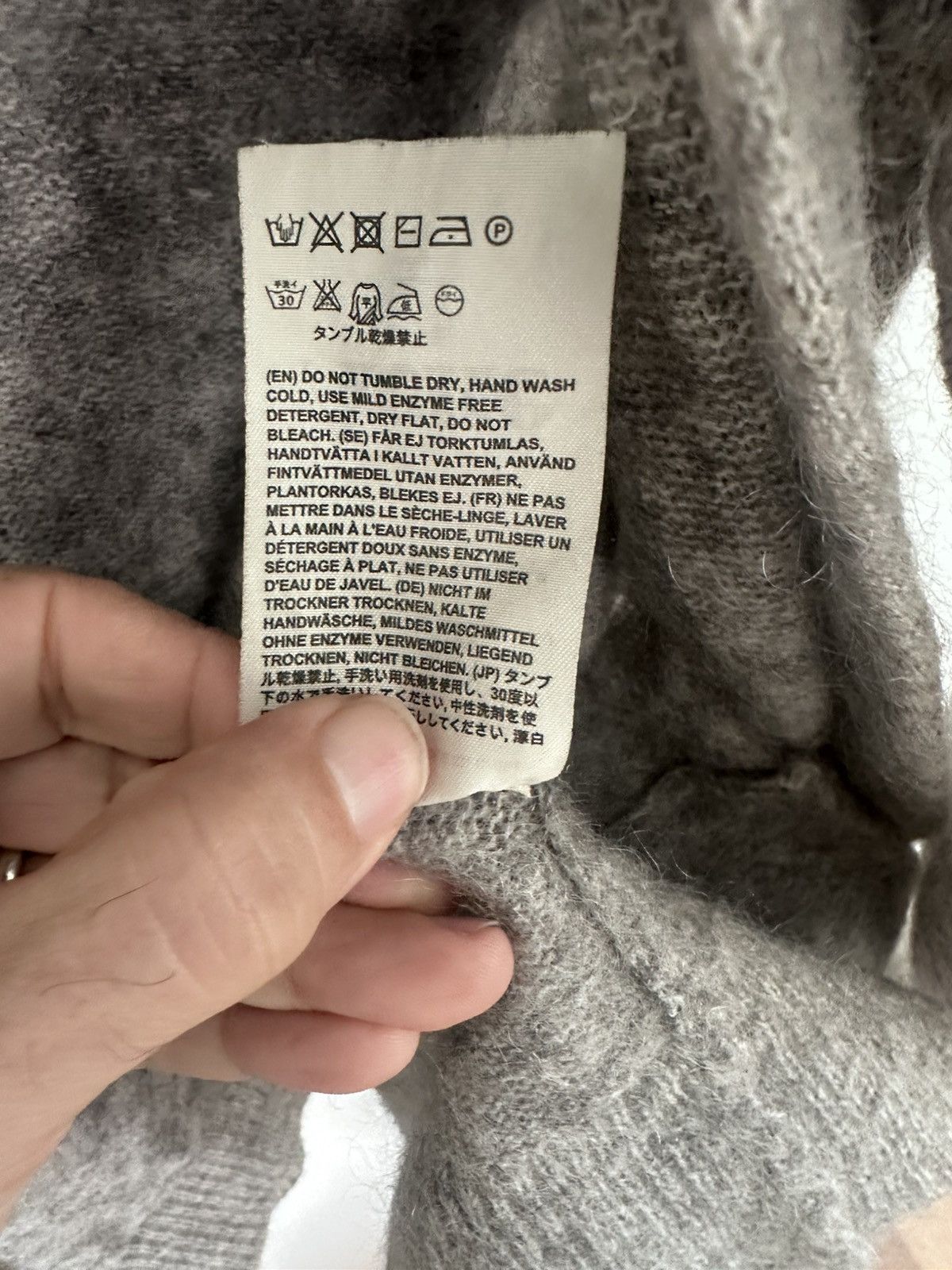 Acne Studios Acne Studios Mohair Long Cardigan Sweater - Size S Size S / US 4 / IT 40 - 4 Thumbnail
