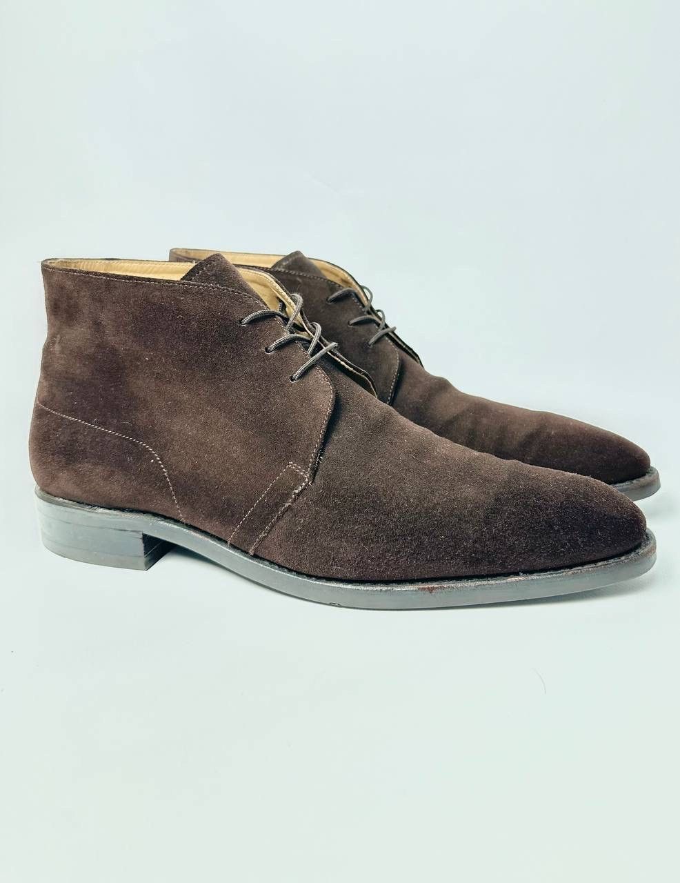 LODING Loding Paris Brown Suede Chukka Boots – Size US 8.5 Size US 8.5 / EU 41-42 - 1 Thumbnail