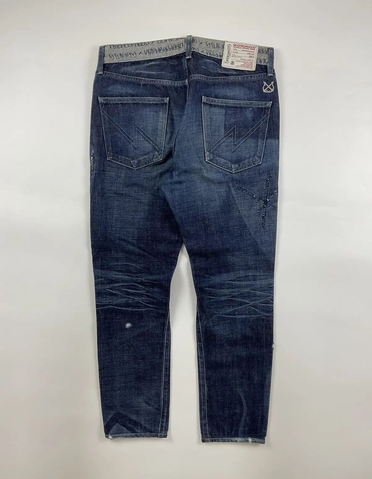 パンツ NEIGHBORHOOD STUSSY NARROW DENIM 08EX Stussy x Neighborhood Boneyards Washed Narrow Denim | Hypebeast