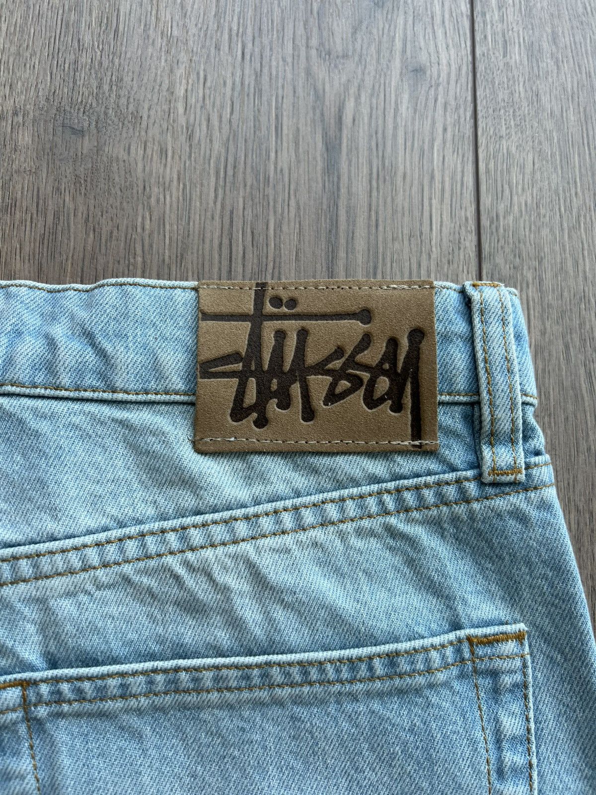 Stussy Stussy New Classic Denim Jean Light Blue 30 Size US 30 / EU 46 - 6 Thumbnail