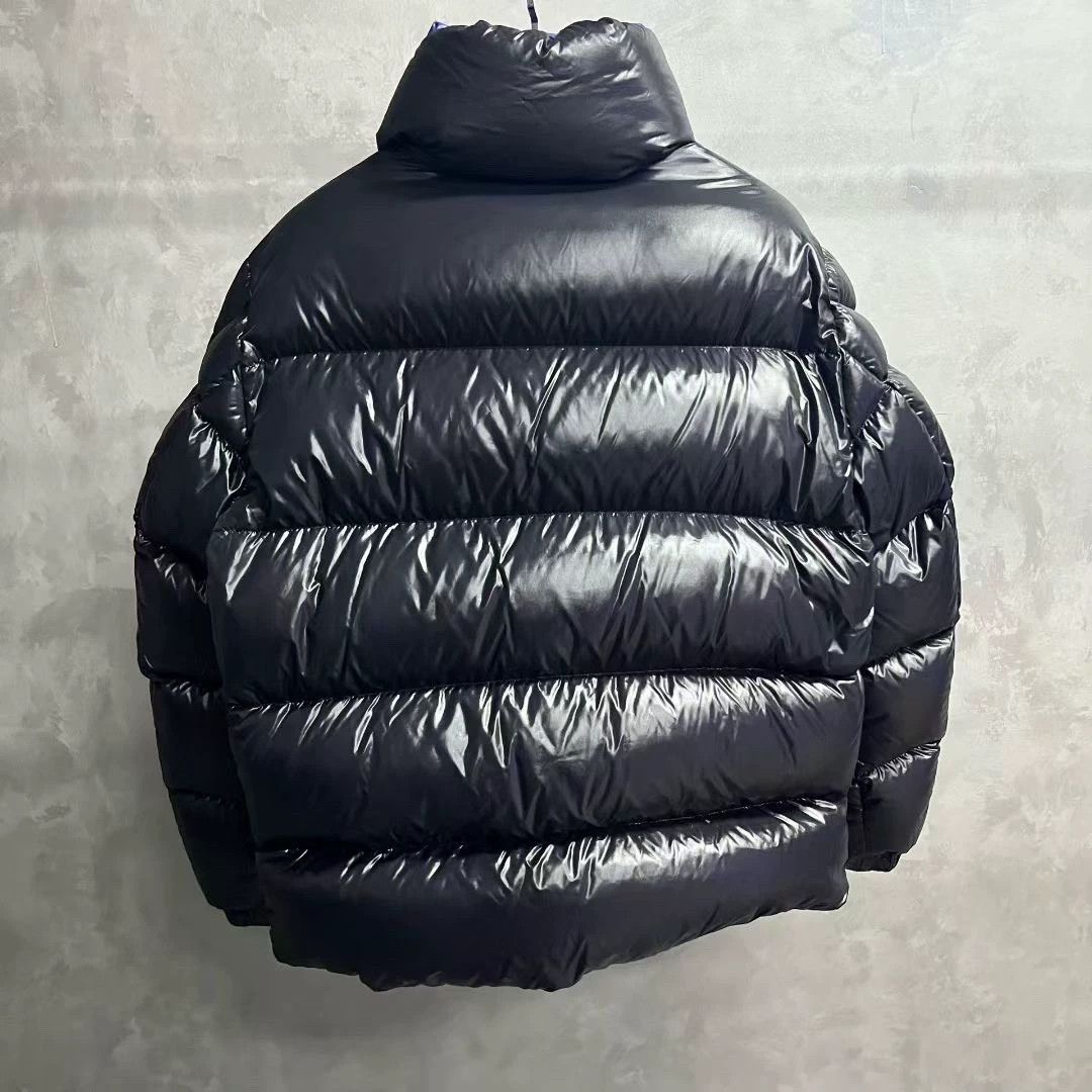 Moncler moncler black down jacket with logo collar Size US M / EU 48-50 / 2 - 2 Thumbnail