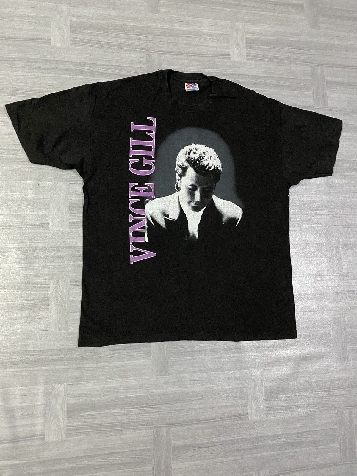 Band Tees Vintage Vince Gill "I Still Believe In You " Tour 90s Tee Size US XL / EU 56 / 4 - 3 Thumbnail