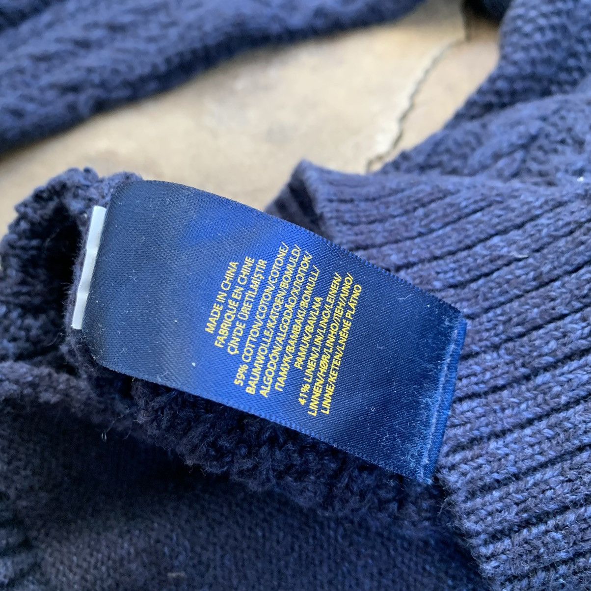 Polo Ralph Lauren 🇺🇸 Vintage 90s Ralph Lauren Knitted Zip Cashmere Sweater Size US S / EU 44-46 / 1 - 8 Thumbnail
