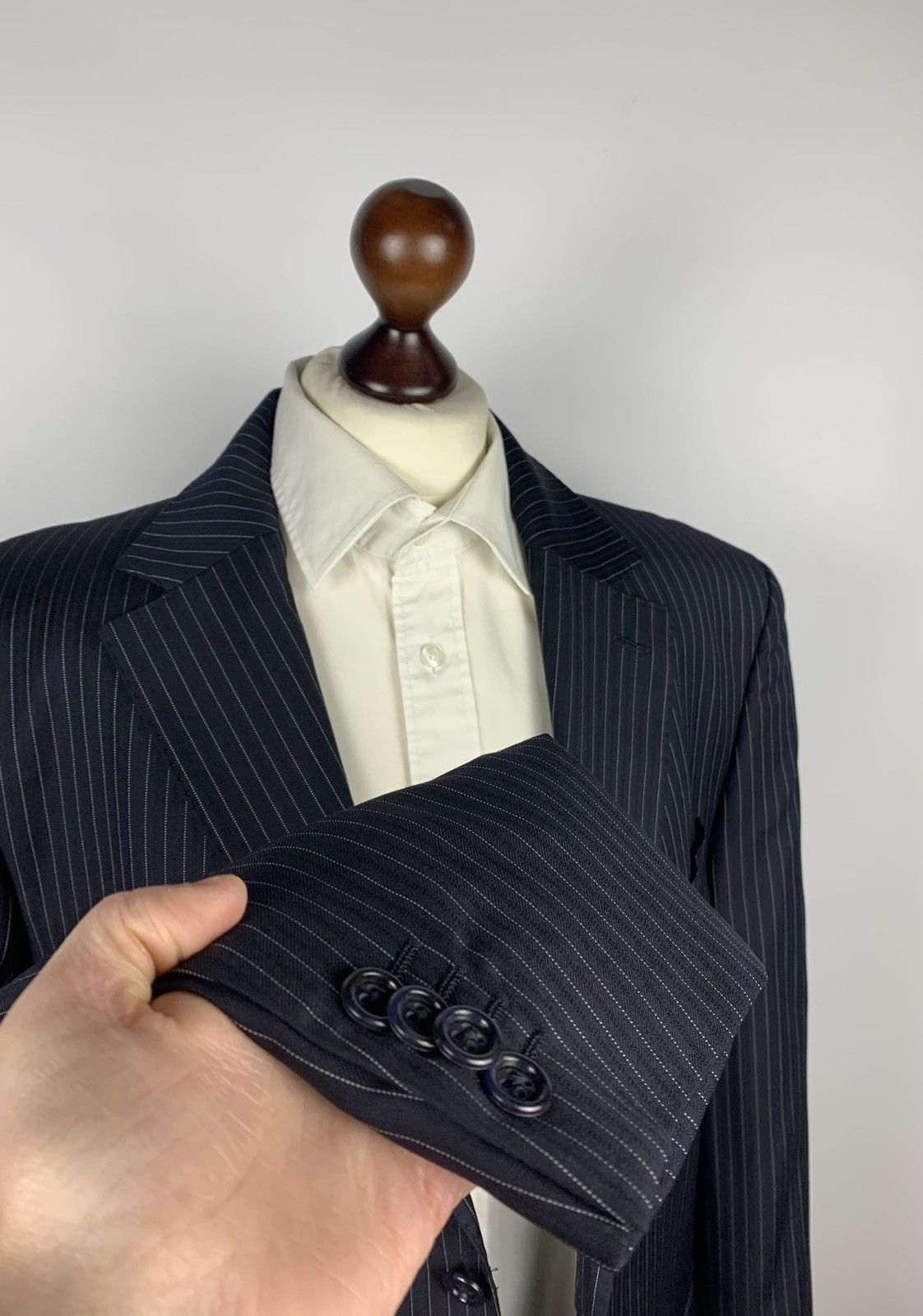 Loro Piana Ing. Loro Piana Zelander Two-Button Blazer Jacket Men’s Size 40L - 10 Thumbnail
