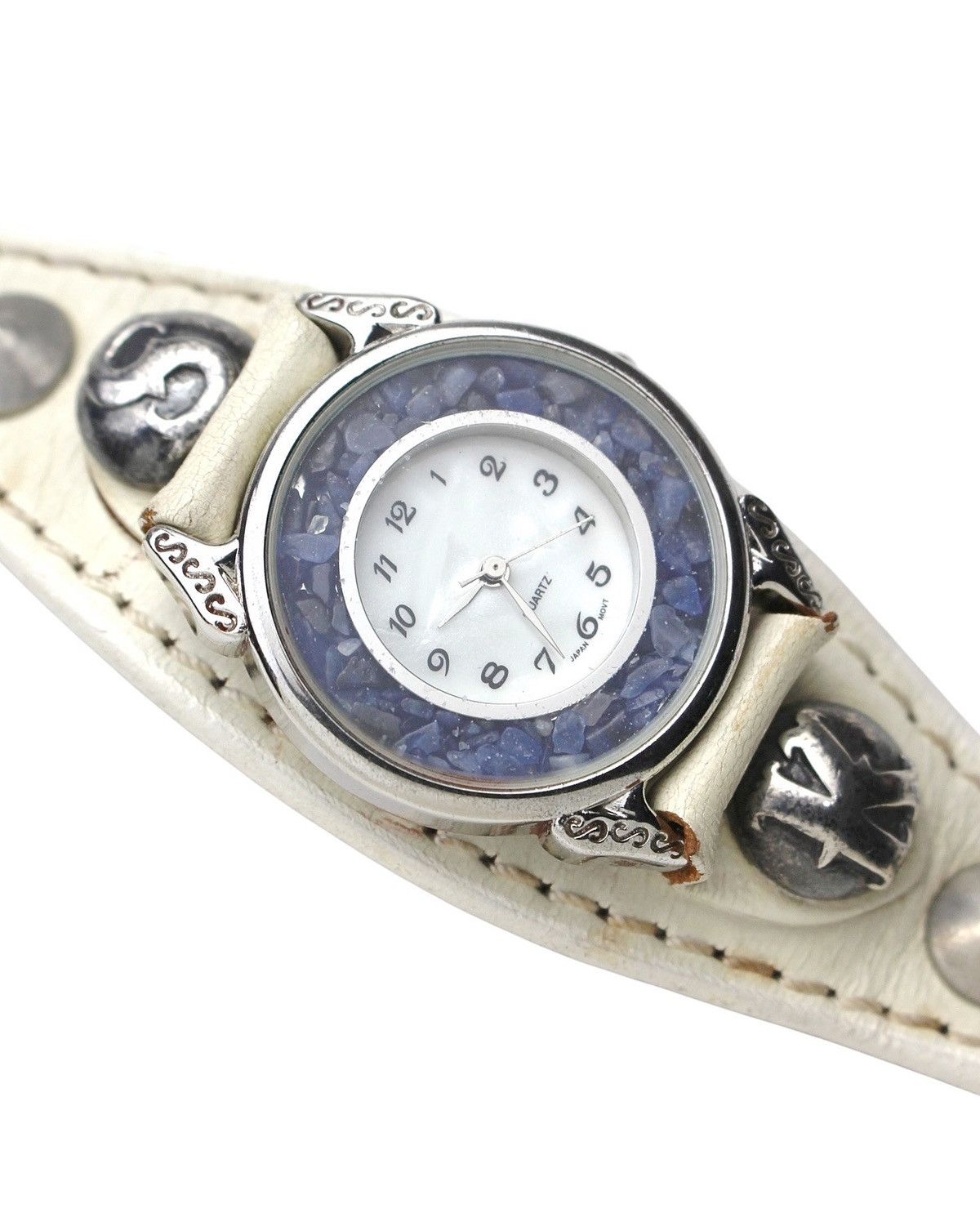 2000S JAPANESE MADE MOONCORE LEATHER BRACELET QUARTZ WATCH