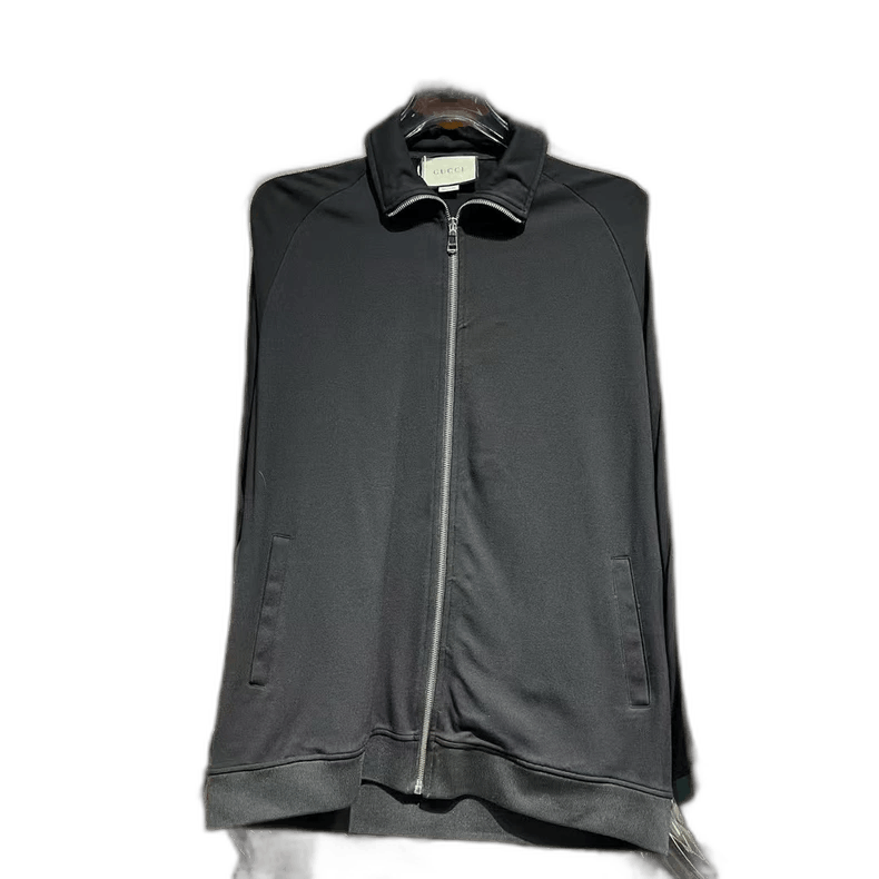 Gucci Gucci Black White Zip School Jacket Size US M / EU 48-50 / 2 - 1 Thumbnail
