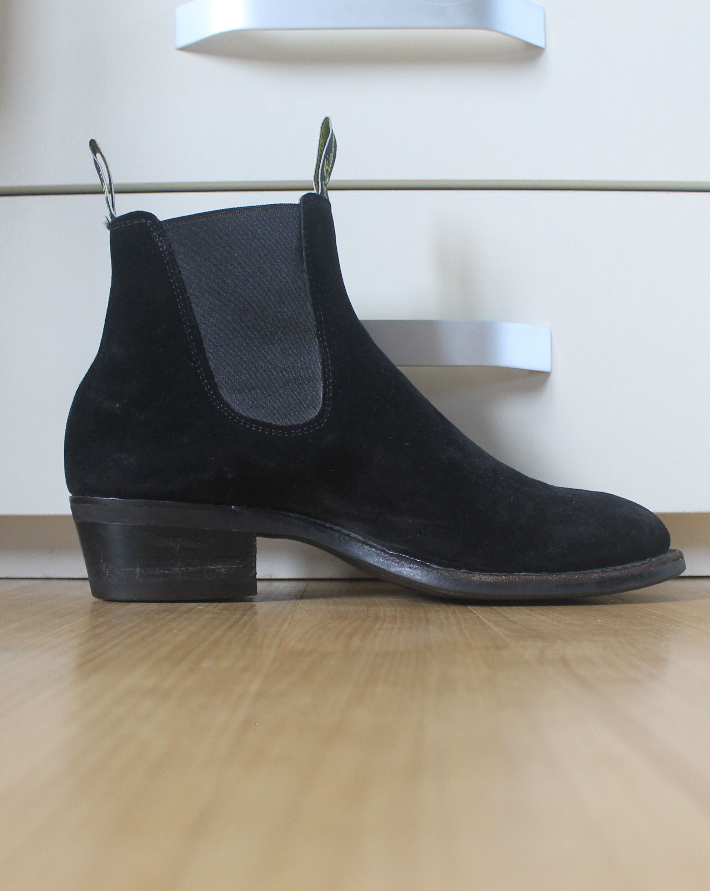 R.M. Williams R.M. Williams Suede Chelsea Black Boots Size US 8.5 / EU 41-42 - 9 Thumbnail