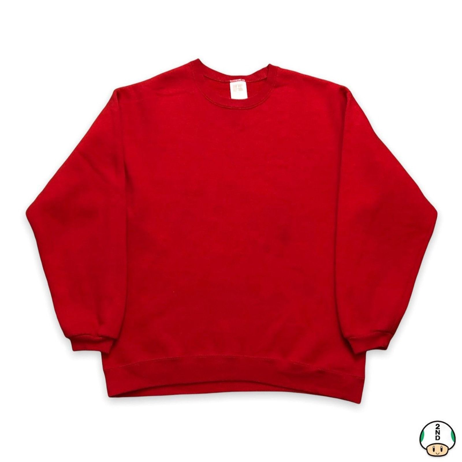 Russell Athletic × Vintage Vintage Russell Athletic Sweatshirt Blank USA Pullover 90s Size US M / EU 48-50 / 2 - 1 Thumbnail