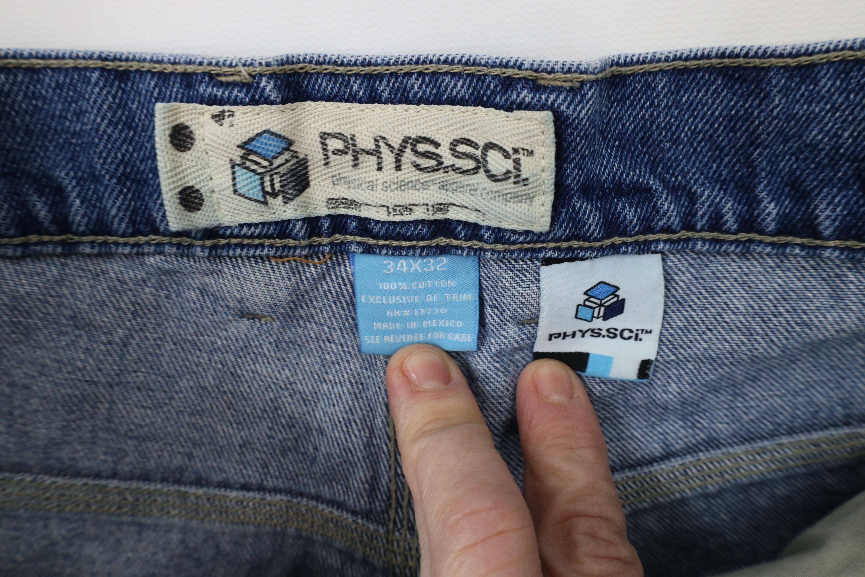 Vintage Vintage 90s Y2K Streetwear Fit Dungaree Denim Jeans Blue Size US 34 / EU 50 - 8 Thumbnail