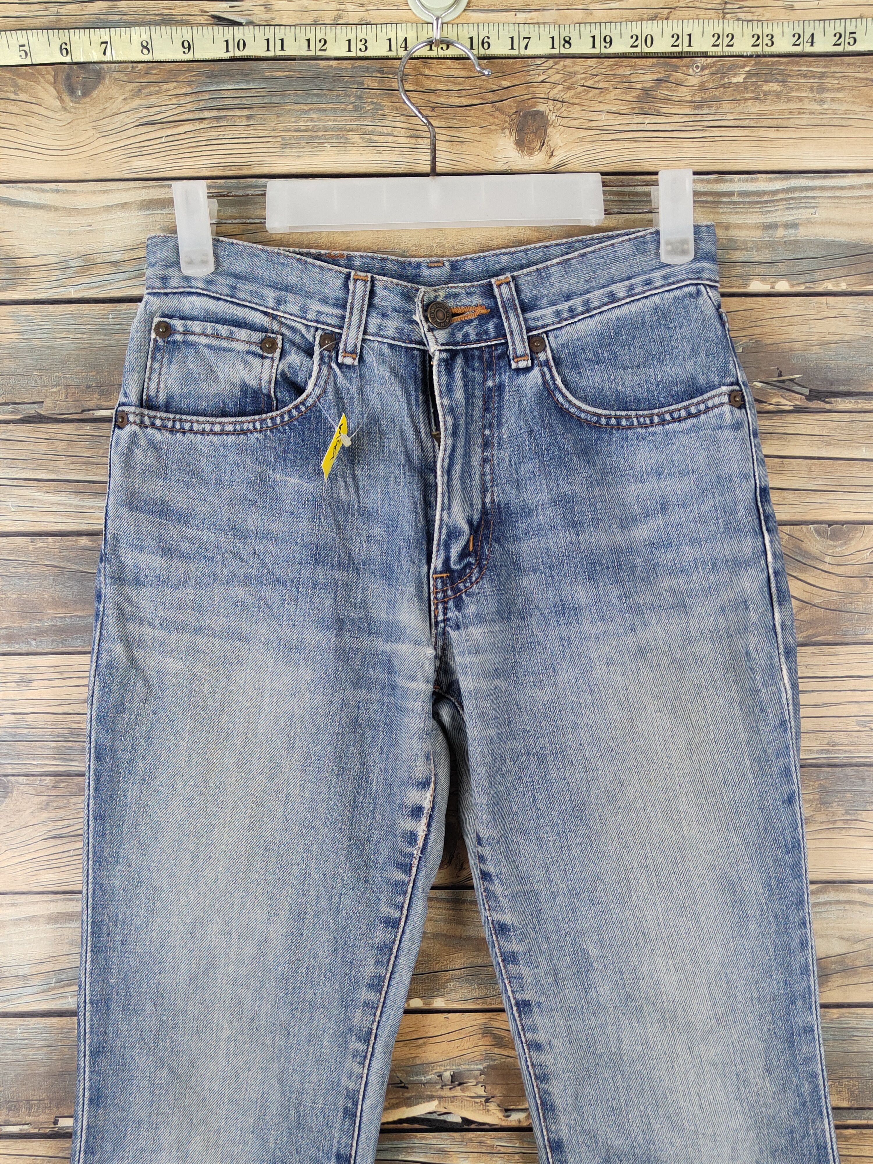 Edwin Edwin Blue Distressed Ripped denim Jeans #W1907 Size US 28 / EU 44 - 2 Thumbnail