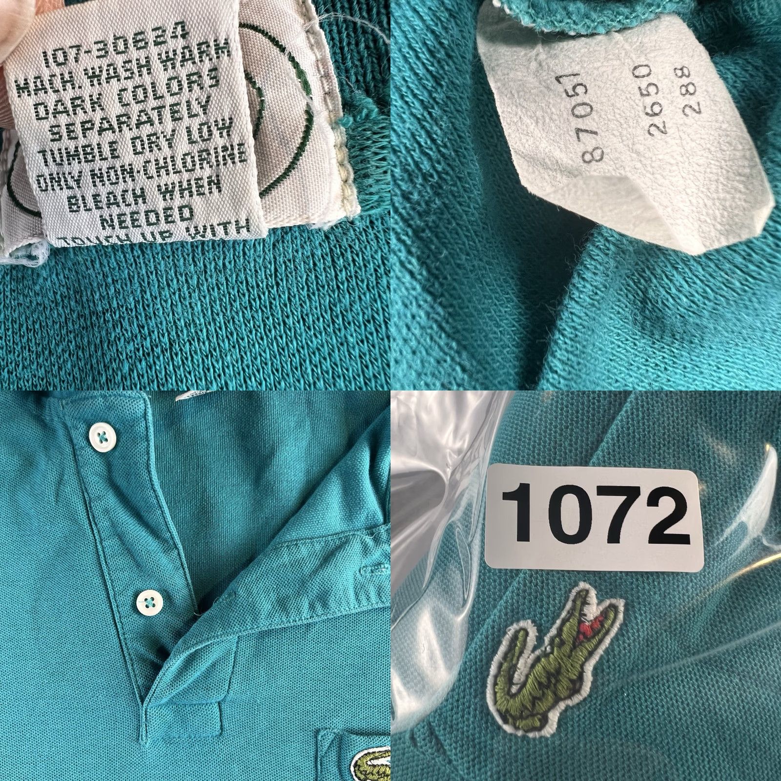 Lacoste VINTAGE Lacoste Polo Shirt Men XLT Green Golf Athletic Izod Lacoste collaboration Size US XL / EU 56 / 4 - 8 Thumbnail