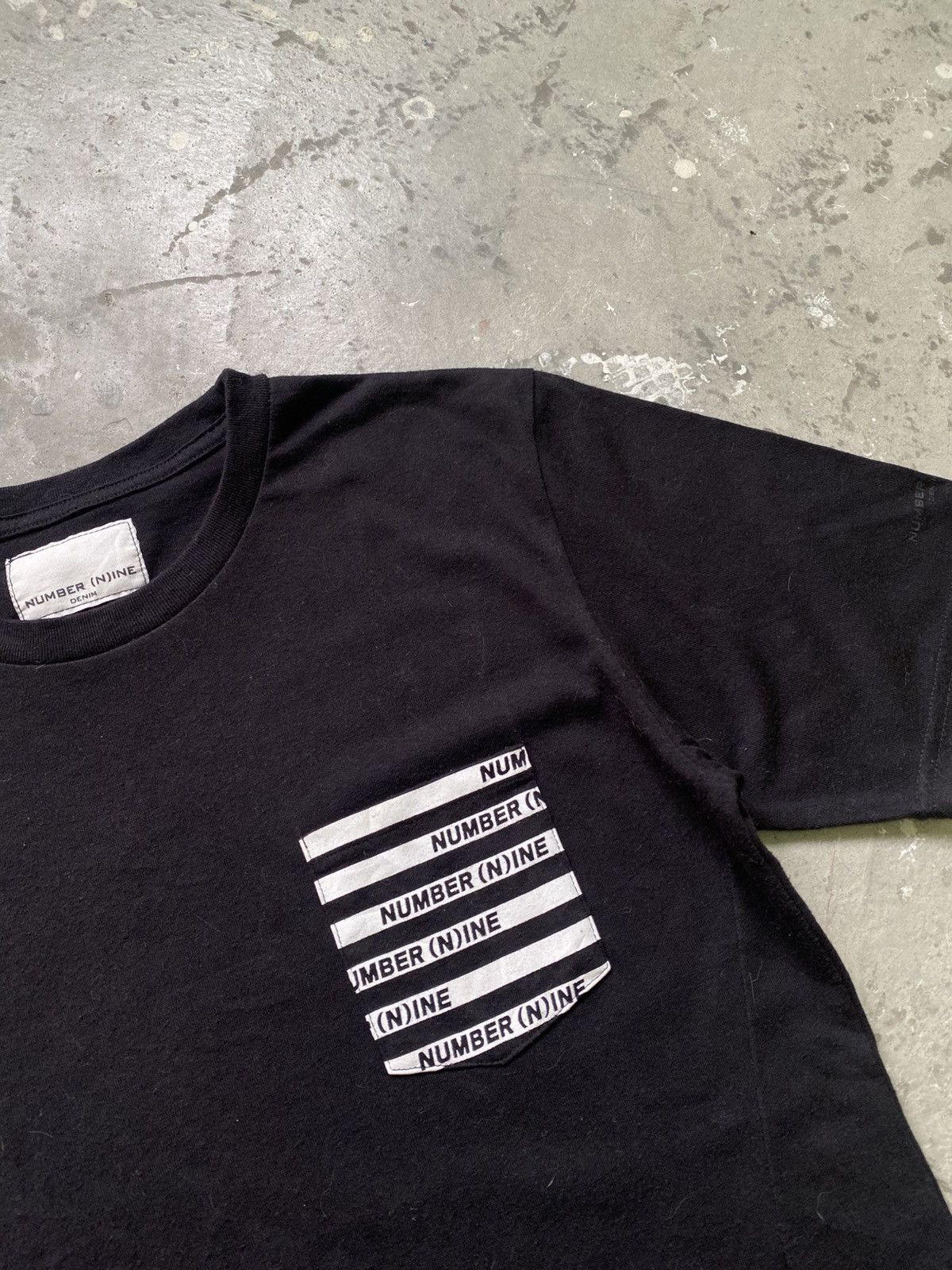 Number (N)ine Number Nine Denim Pocket Tee Shirt Size US M / EU 48-50 / 2 - 4 Thumbnail