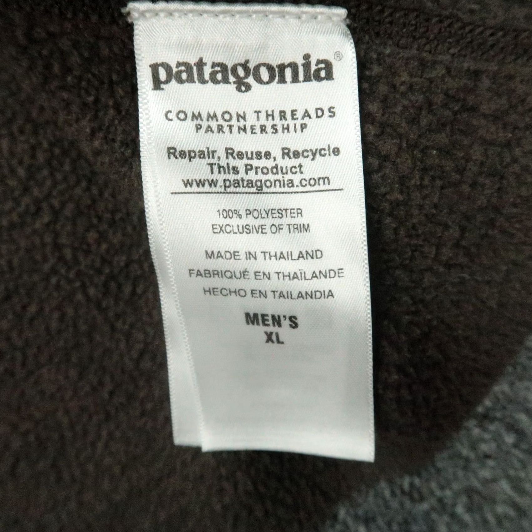 Patagonia Patagonia Better Sweater Quarter-Zip Jacket Mens XL Brown Fleece Pockets Zip Size US XL / EU 56 / 4 - 6 Thumbnail