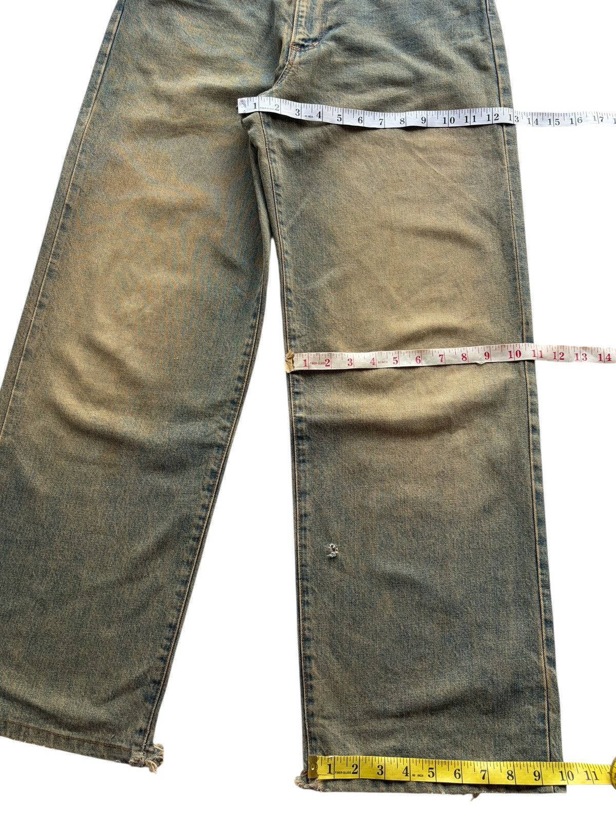 Kapital VINTAGE WRANGLER SELVEDGE BAGGY RUSTY DISTRESSED DENIM Size US 30 / EU 46 - 16 Thumbnail