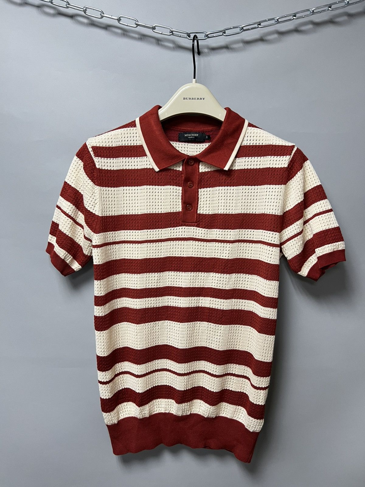 Designer Moncrief London Luxury Polo T Shirt Size US S / EU 44-46 / 1 - 1 Thumbnail