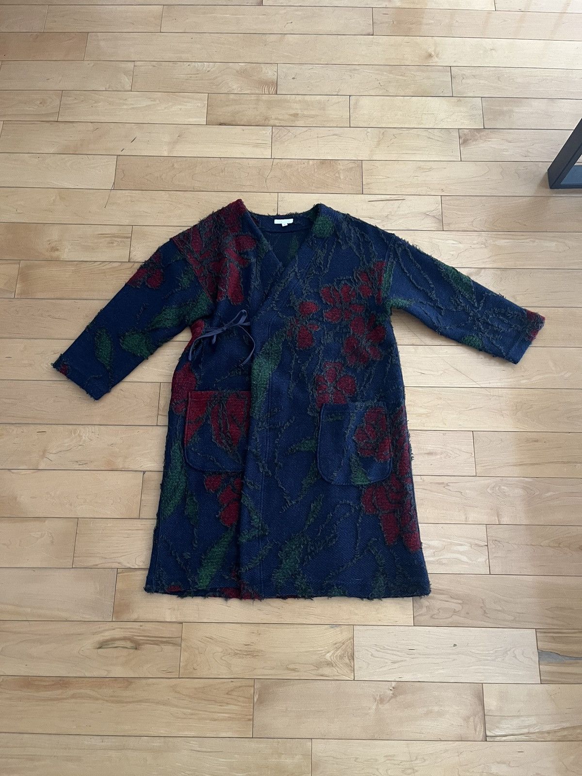 Engineered Garments Engineered Garment FW19 Runway Embroidered Belted Jacket Size XS / US 0-2 / IT 36-38 - 1 Thumbnail