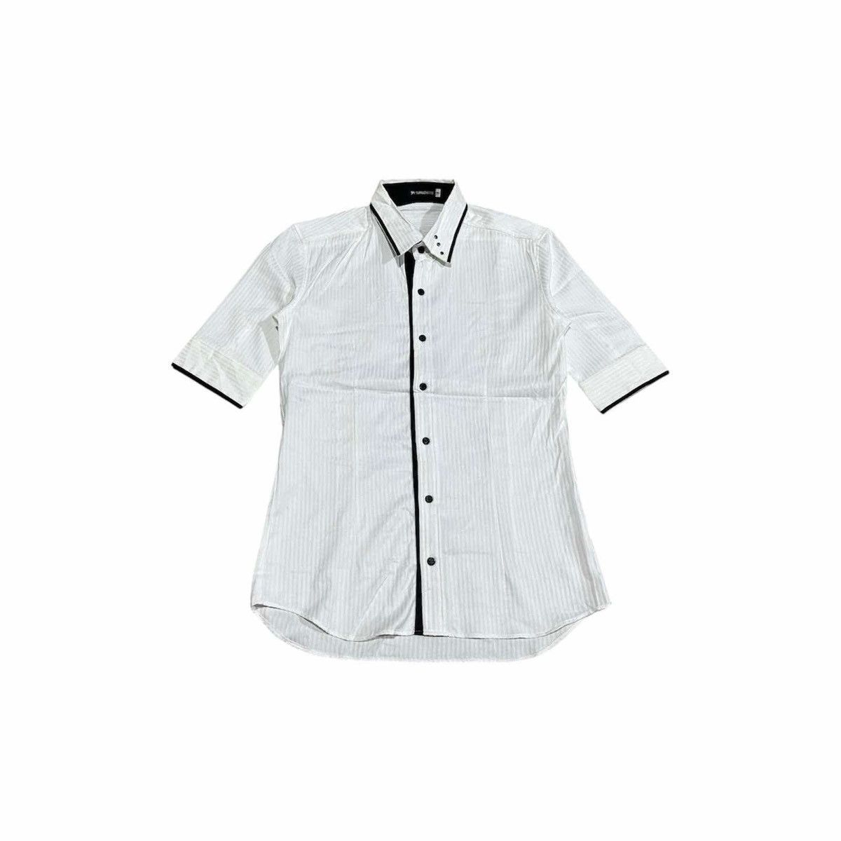 BUFFALO BOBS × If Six Was Nine × Japanese Brand 🔥Sick Y2K Buffalo Bobs Rivet Striped Shirt Size US M / EU 48-50 / 2 - 4 Thumbnail
