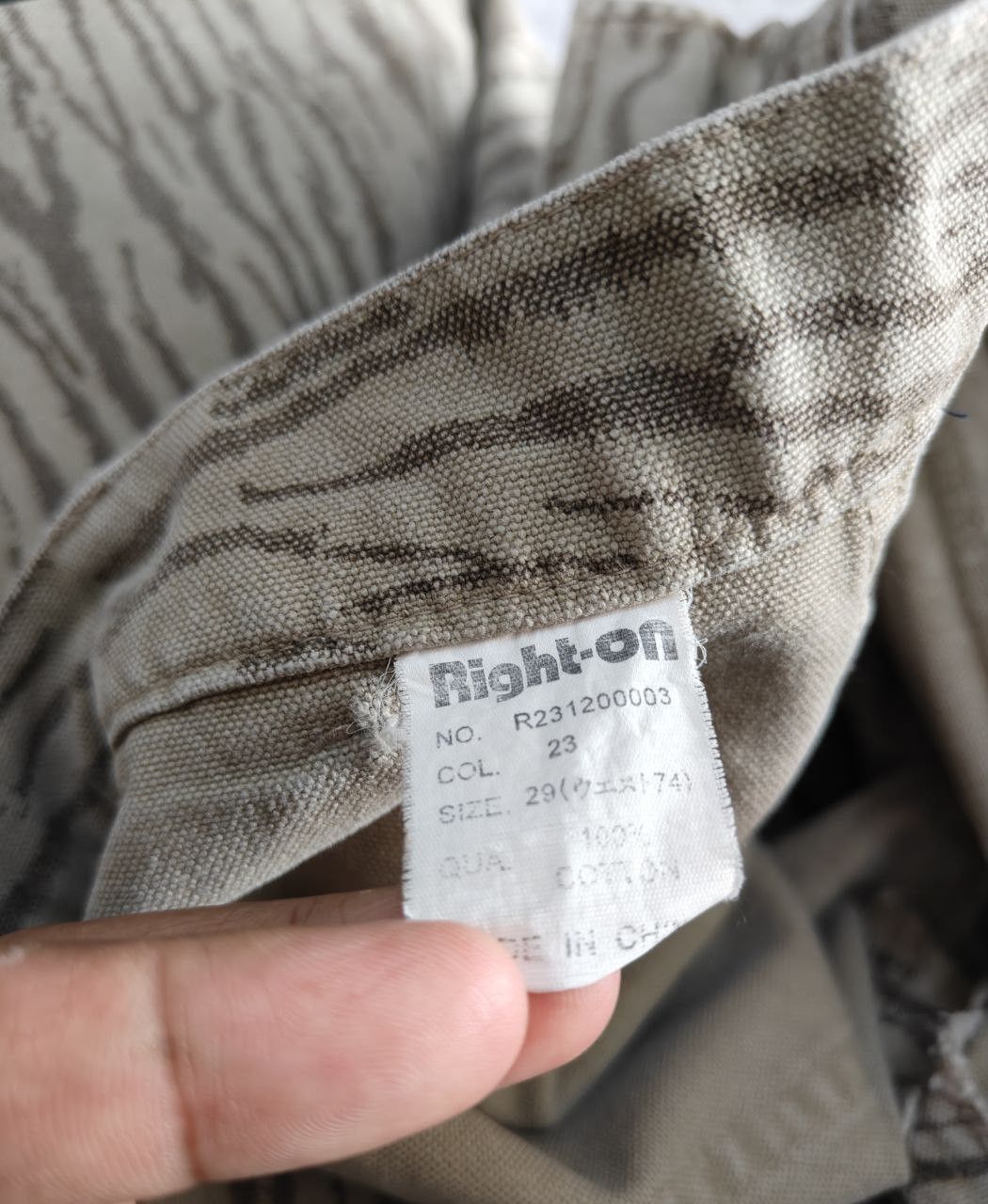 Japanese Brand Right On Japanese Printed Denim Size US 29 - 5 Thumbnail