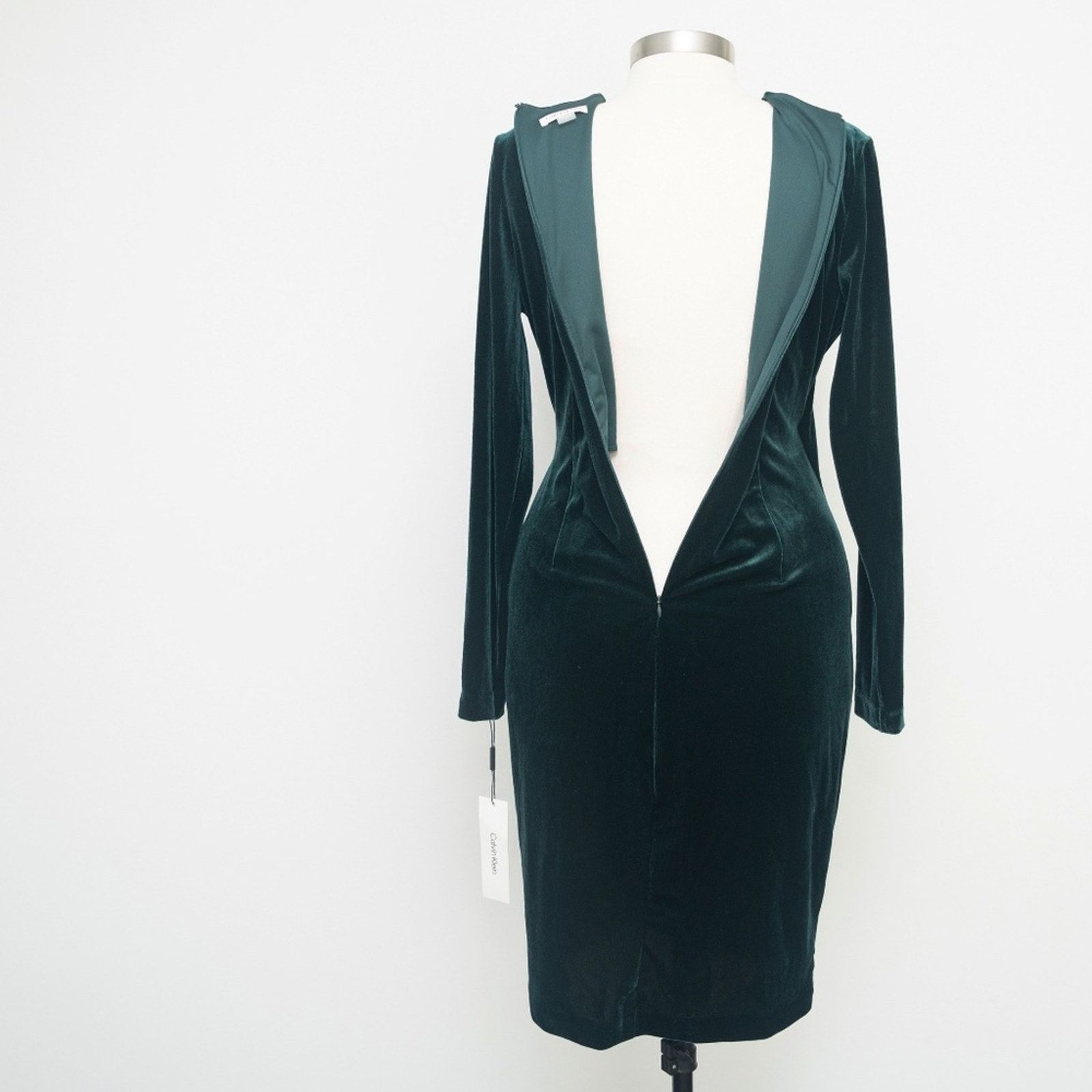 Calvin Klein Calvin Klein. Lux Velvet Wrapped Dress Size XL / US 12-14 / IT 48-50 - 12 Thumbnail
