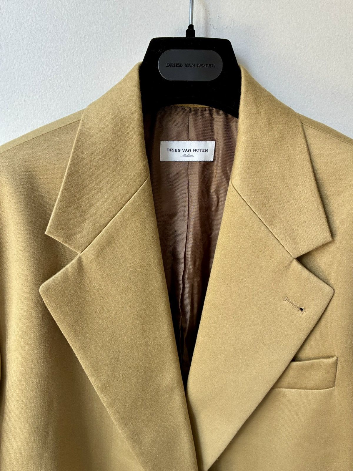 Dries Van Noten Dries Van Noten Runway AW2021 Khaki Blazer Size US M / EU 48-50 / 2 - 20 Thumbnail