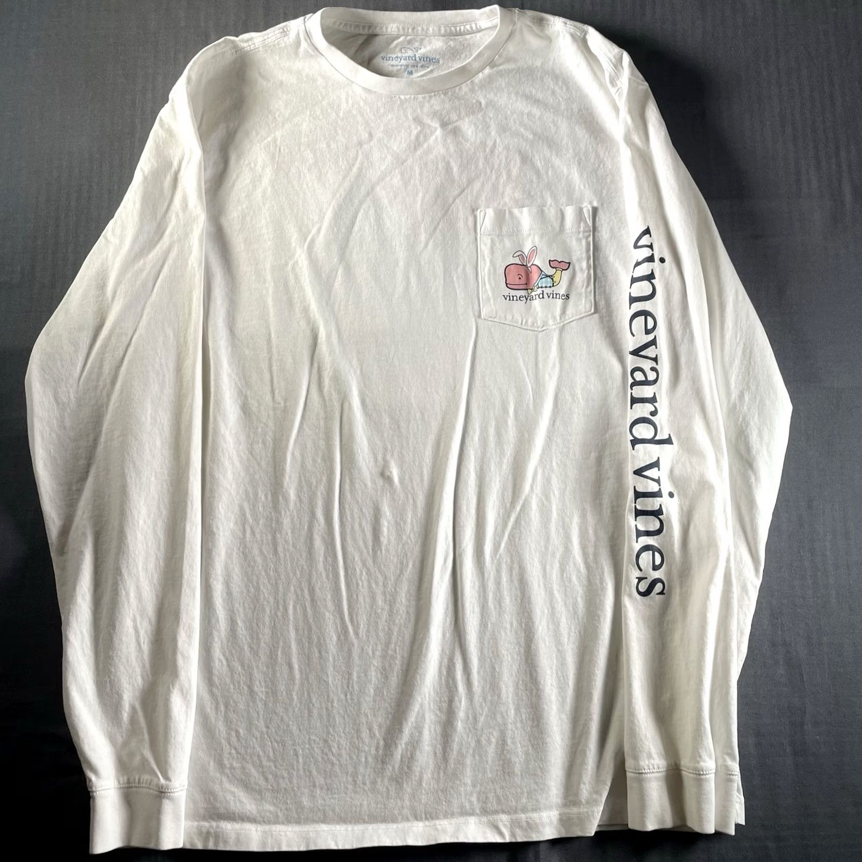 Vineyard Vines Vineyard Vines Shirt Men’s M Easter Happy White Pocket Long Sleeve Crew Neck Size US M / EU 48-50 / 2 - 4 Thumbnail