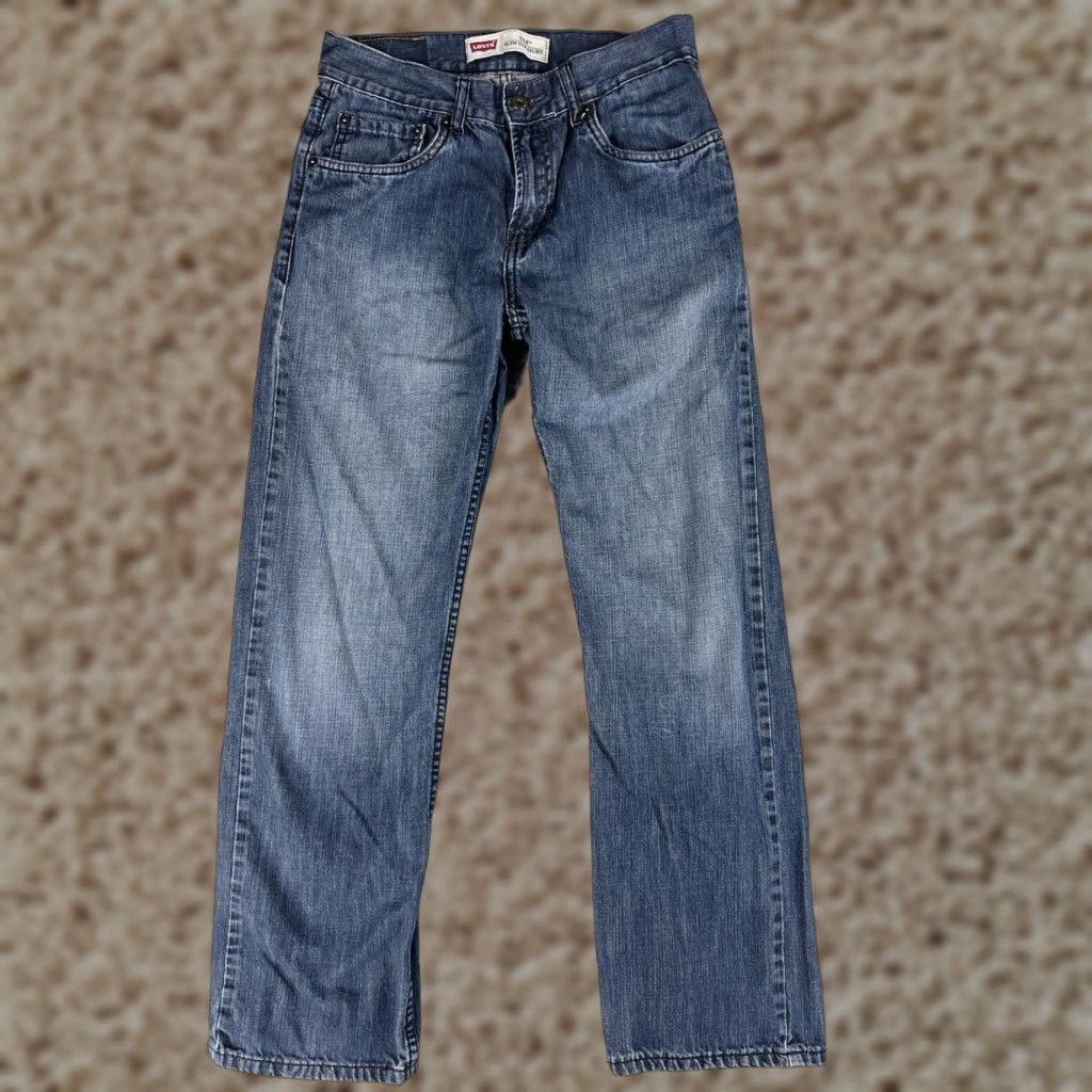 Levi's VINTAGE Levi's Jeans Women's 514 Straight Fit Medium Wash Blue Denim Size 18 Size 40" / US 18 - 1 Thumbnail