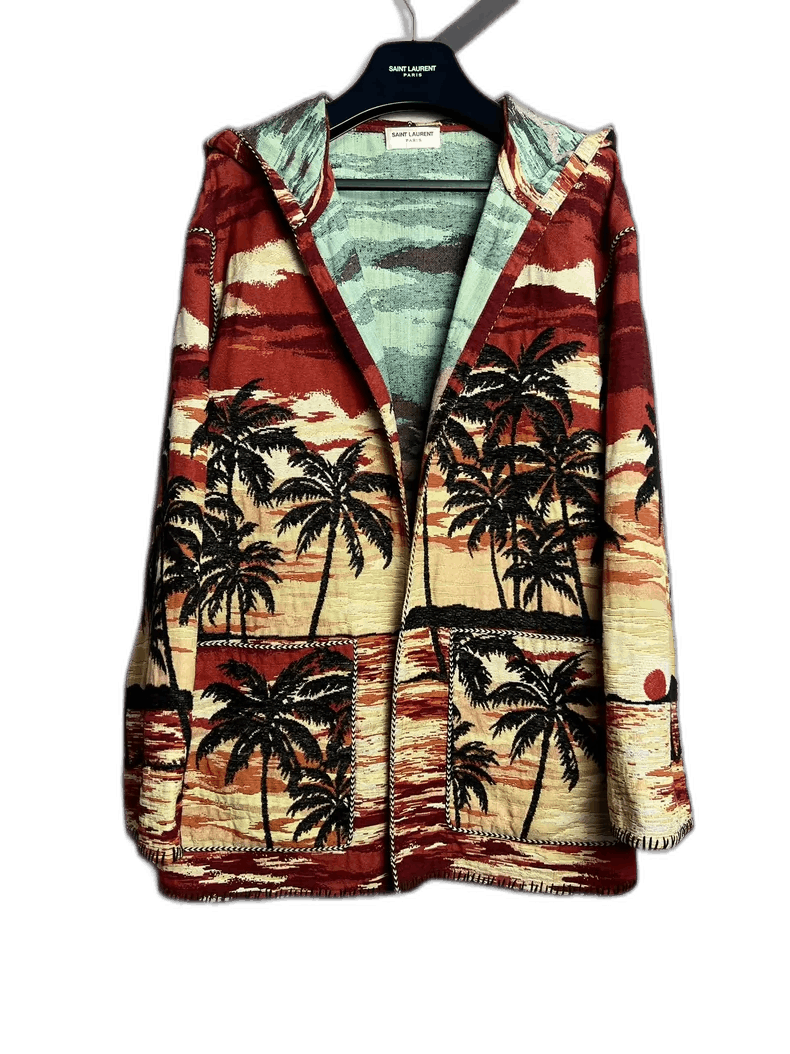 Saint Laurent Sunset Palm Cape Jacket-2507